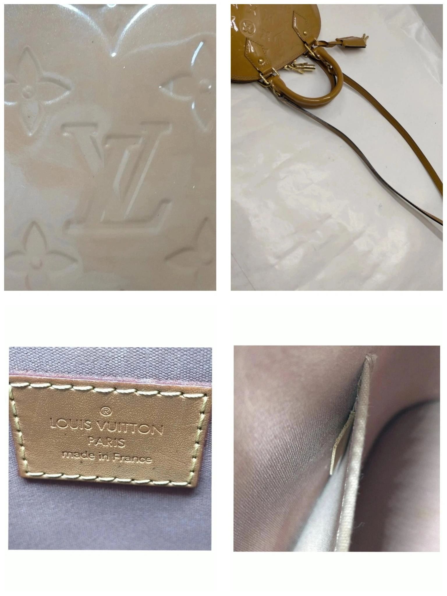 Louis Vuitton Alma BB Vernis Leather LV Crossbody Satchel — photo 10