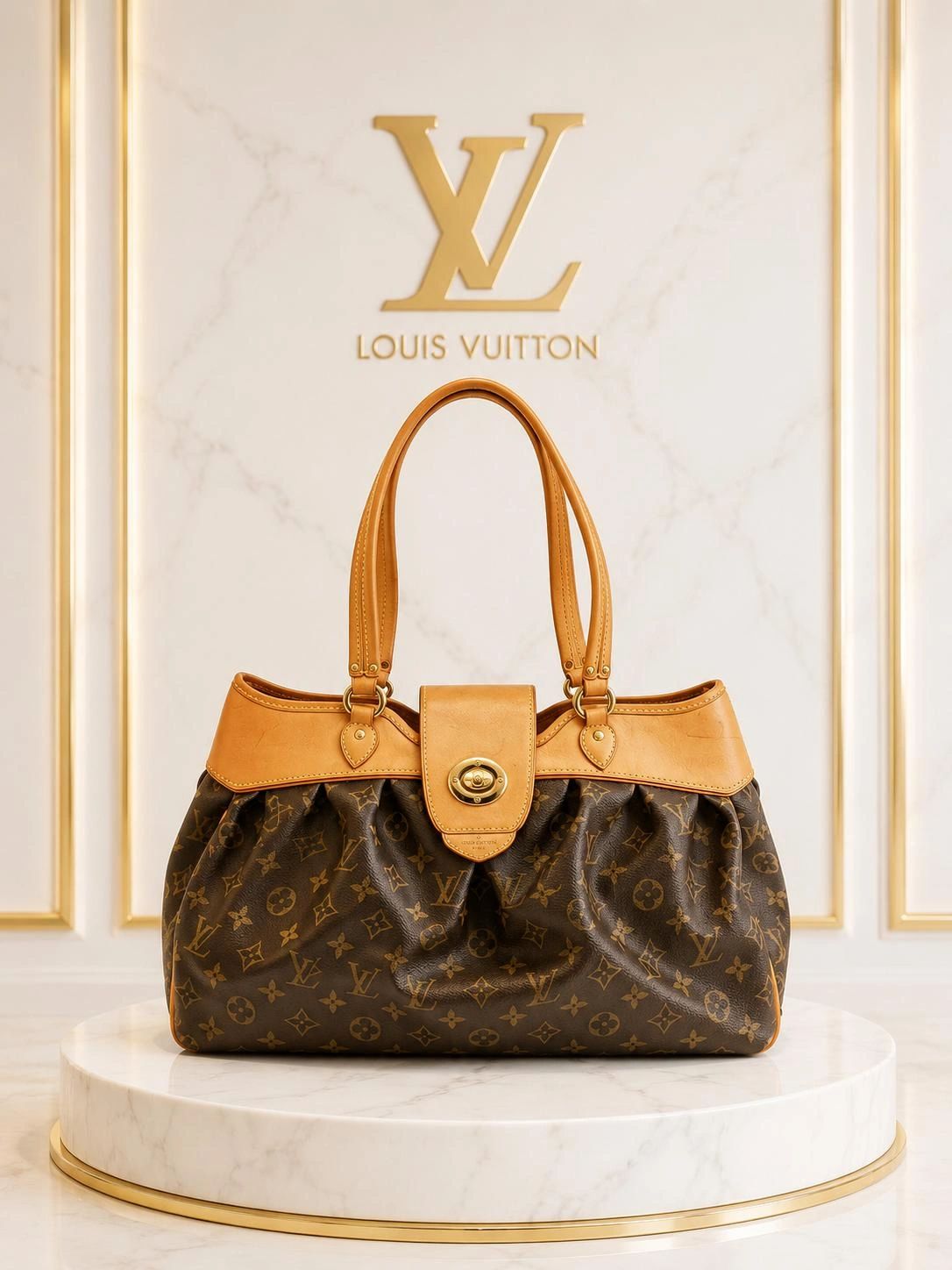 Louis Vuitton Boetie MM Monogram Shoulder Bag