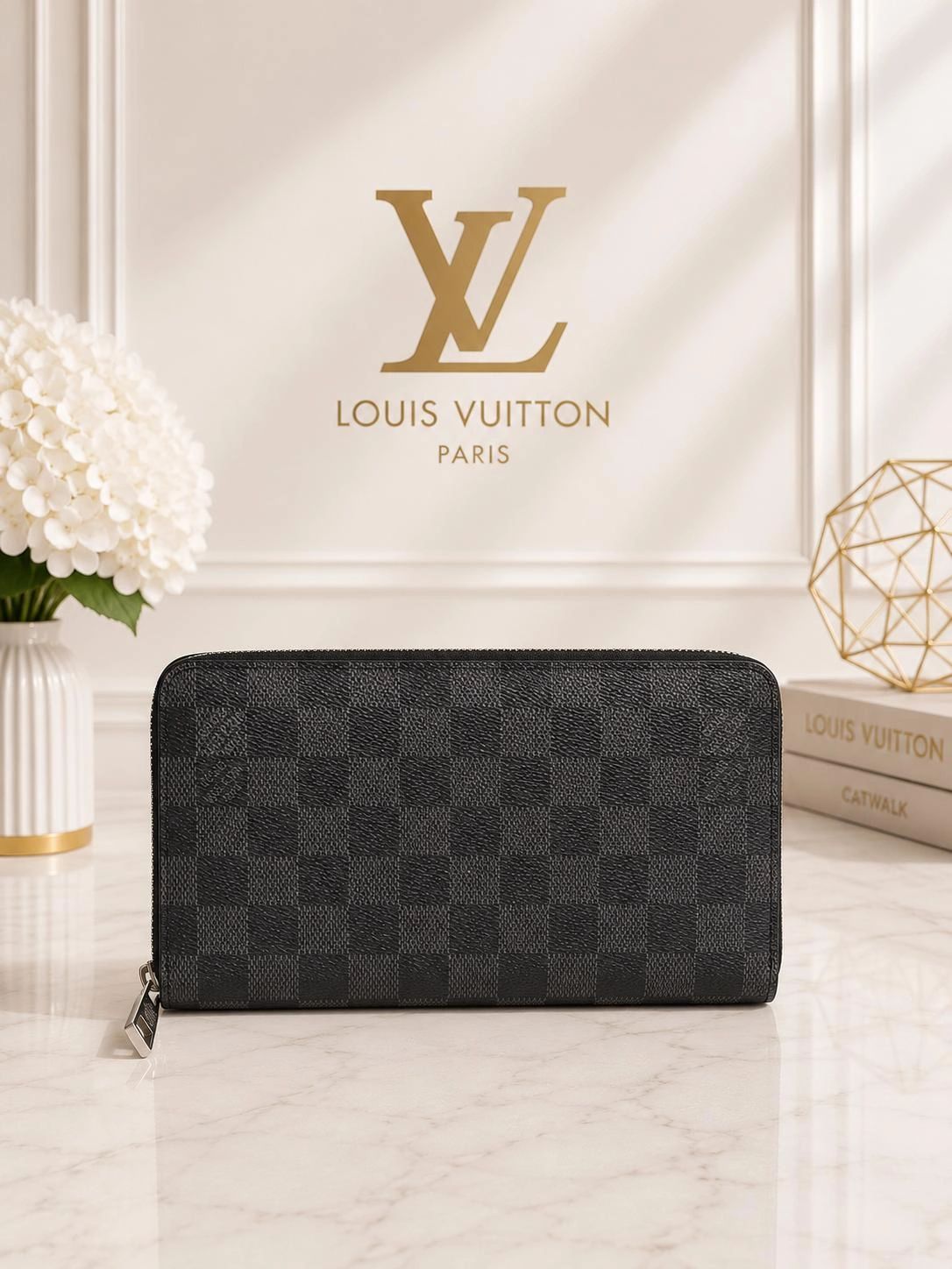 Louis Vuitton Damier Graphite Zippy Organizer Wallet