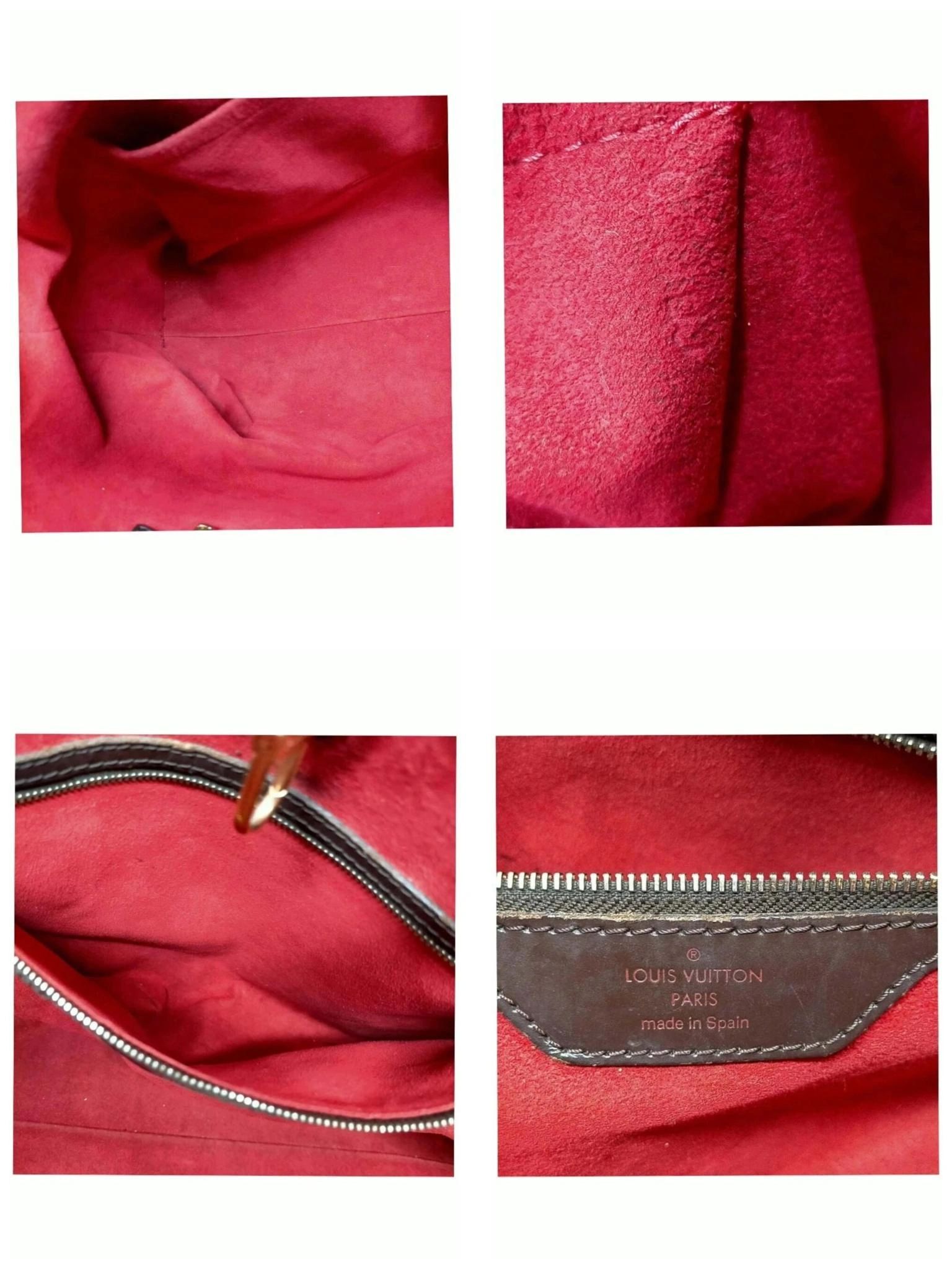 Louis Vuitton Hampstead MM Damier Ebene Tote Brown LV Shoulder Bag — photo 10