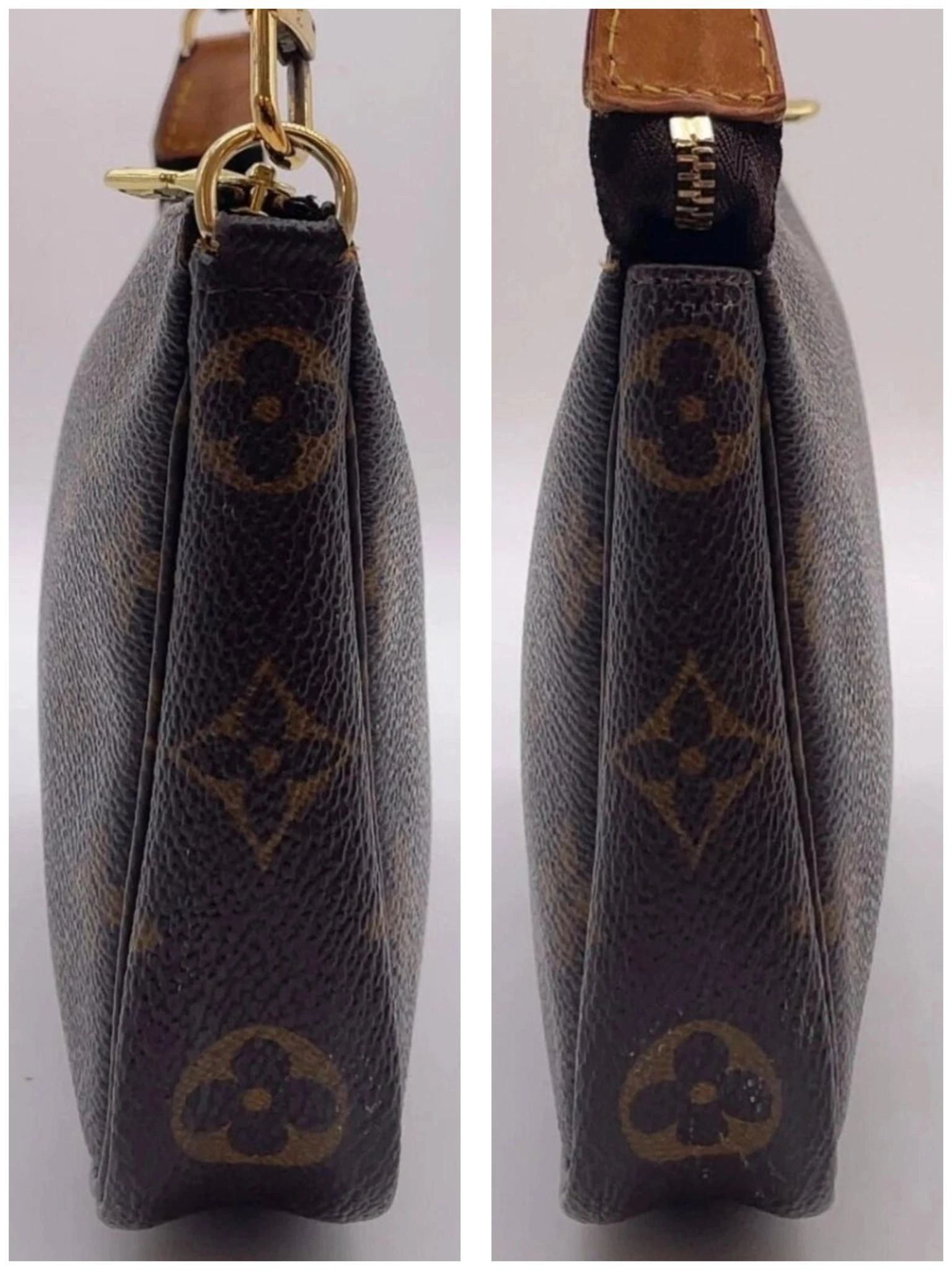 Louis Vuitton Pochette Accessoires Monogram Canvas Shoulder Bag — photo 5