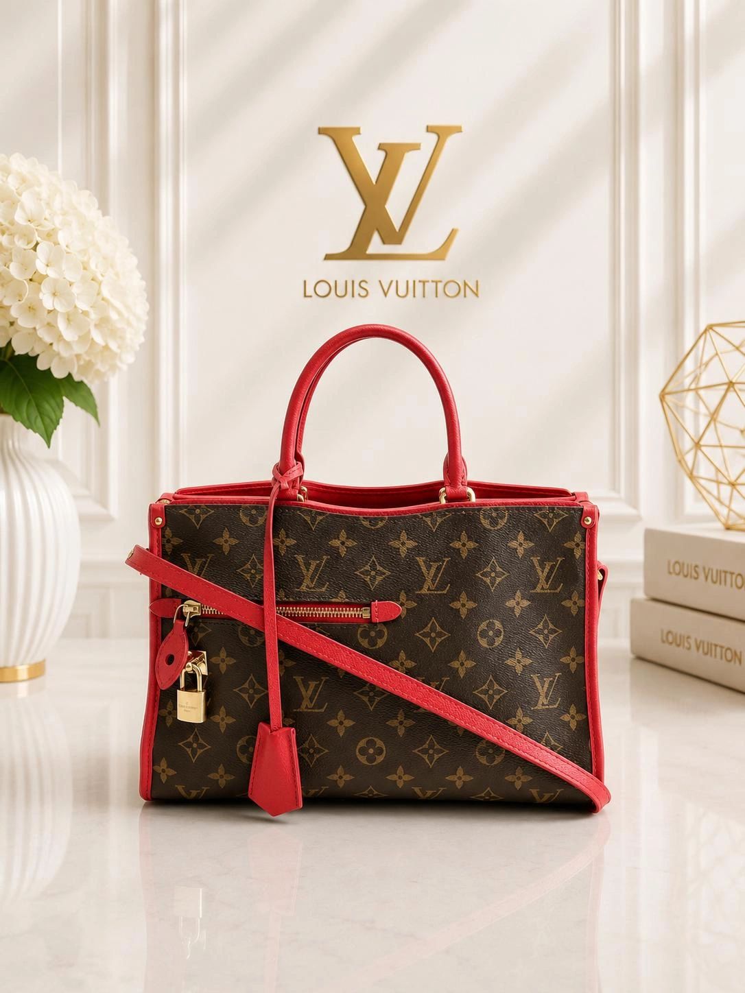 Louis Vuitton Popincourt PM Monogram Crossbody Bag/Satchel Bag