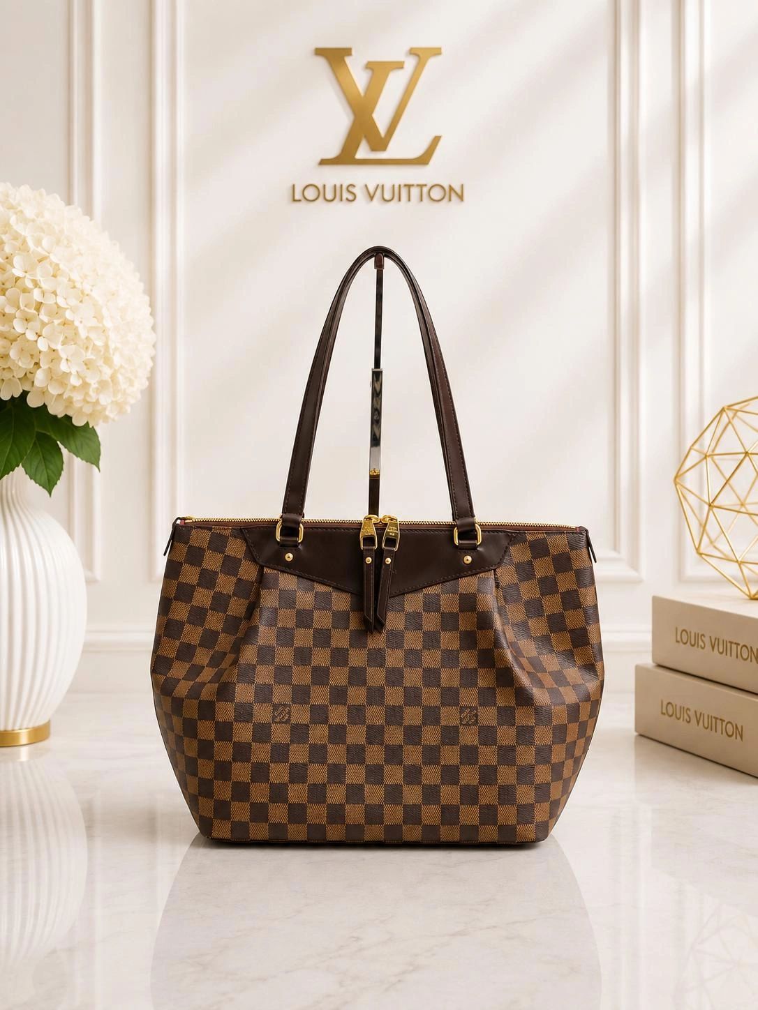 Louis Vuitton Westminster Damier Ebene Shoulder Bag