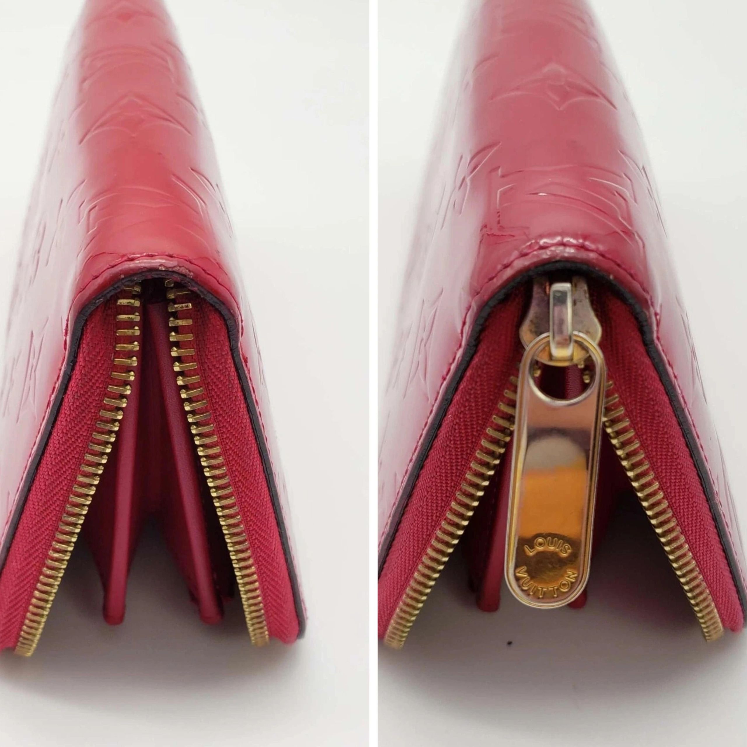 Louis Vuitton Zippy Wallet Vernis Red Patent Leather — photo 6