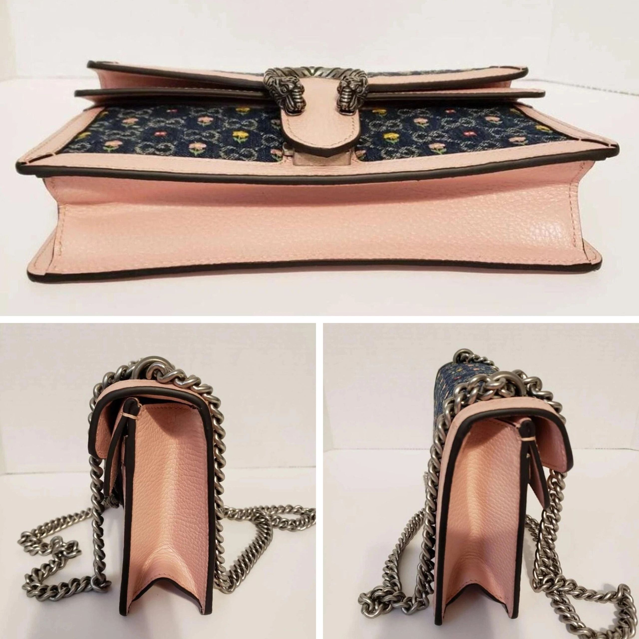 Gucci Dionysus Blooms GG Supreme Leather Shoulder Bag — photo 4