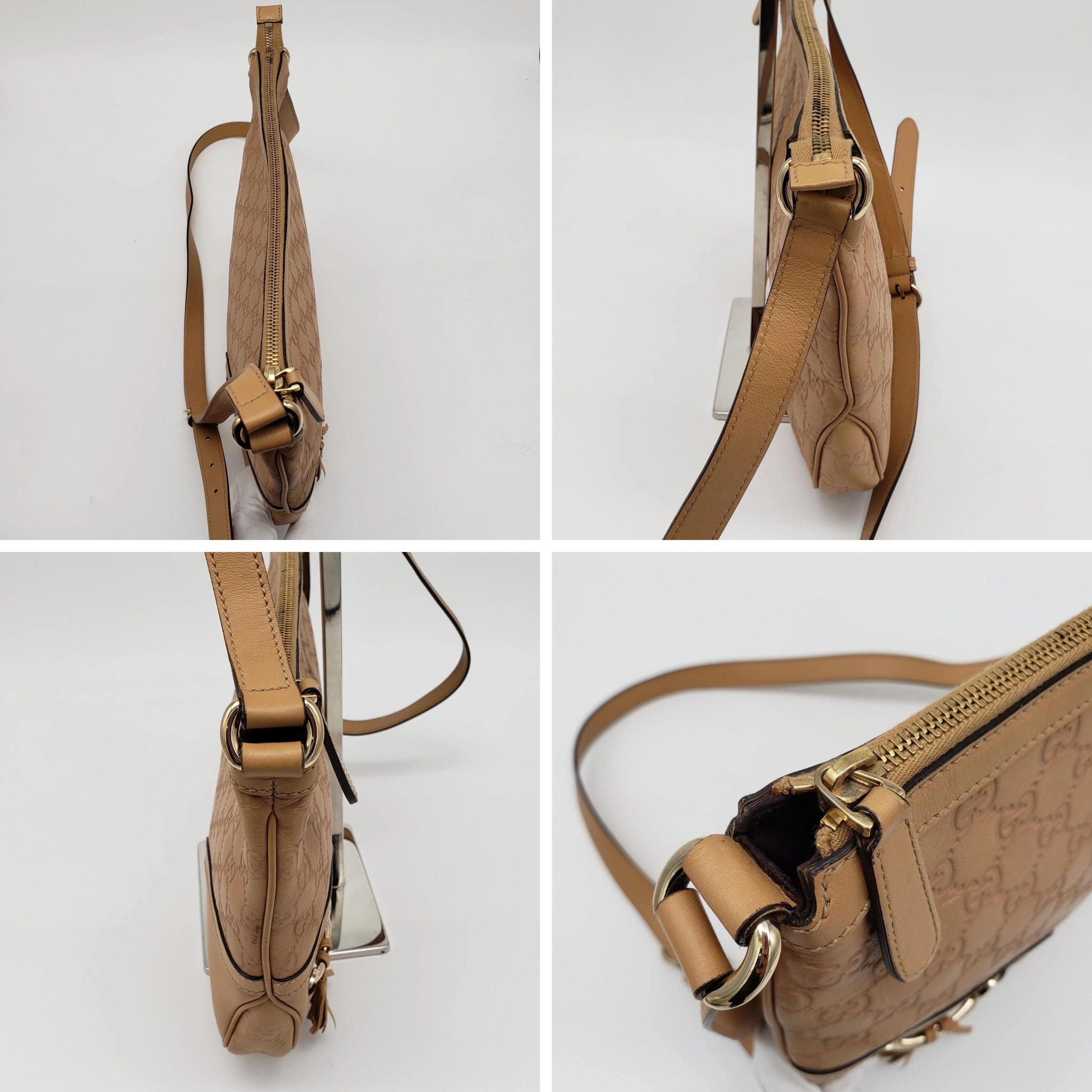 Gucci Guccissima Horsebit Shoulder Bag/Leather Crossbody — photo 4