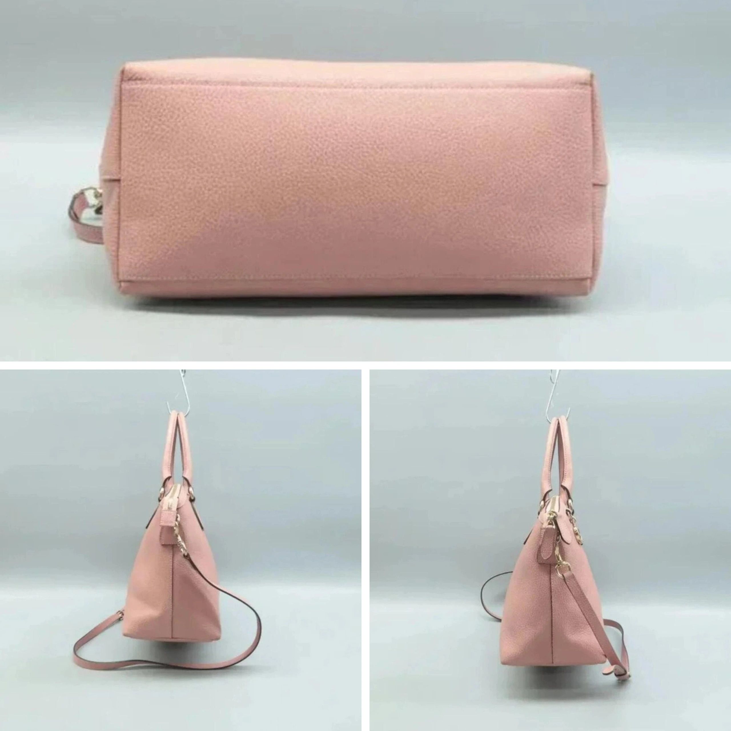 Gucci Soho Dome Satchel Pink Leather Crossbody Shoulder Bag — photo 4