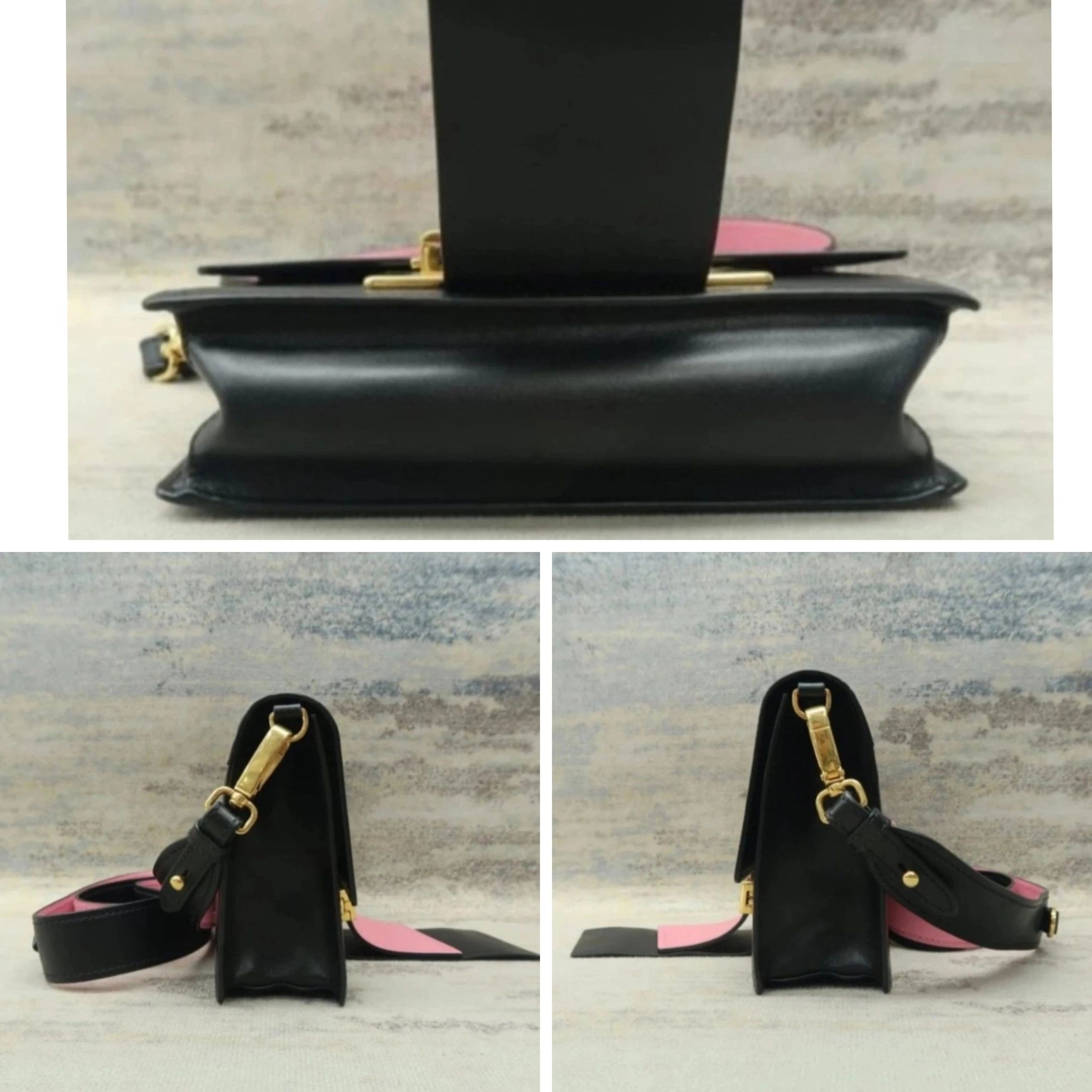 Prada Cahier Tricolor Leather Ribbon Crossbody Bag — photo 5