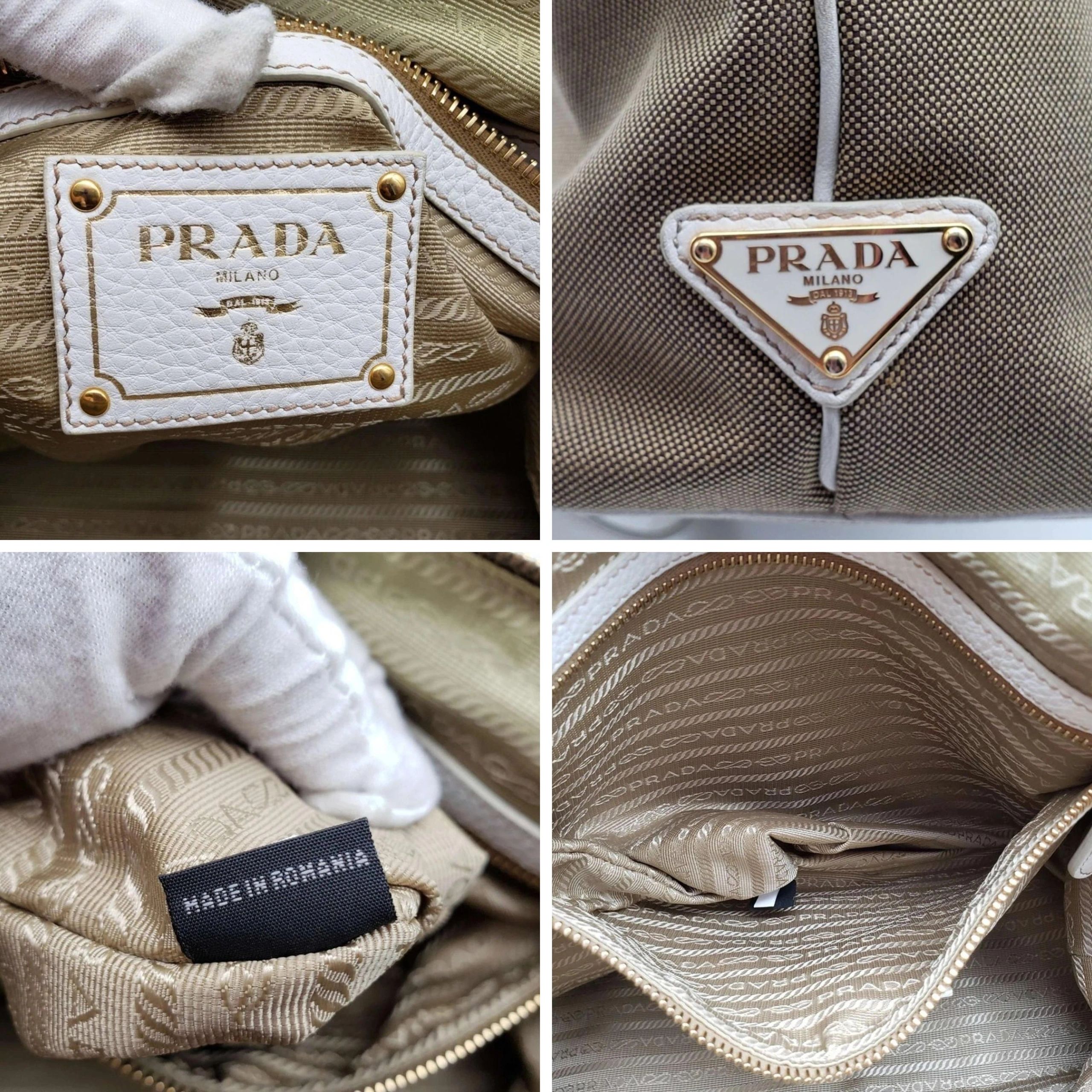 Prada Jacquard Logo Shoulder Bag — photo 9