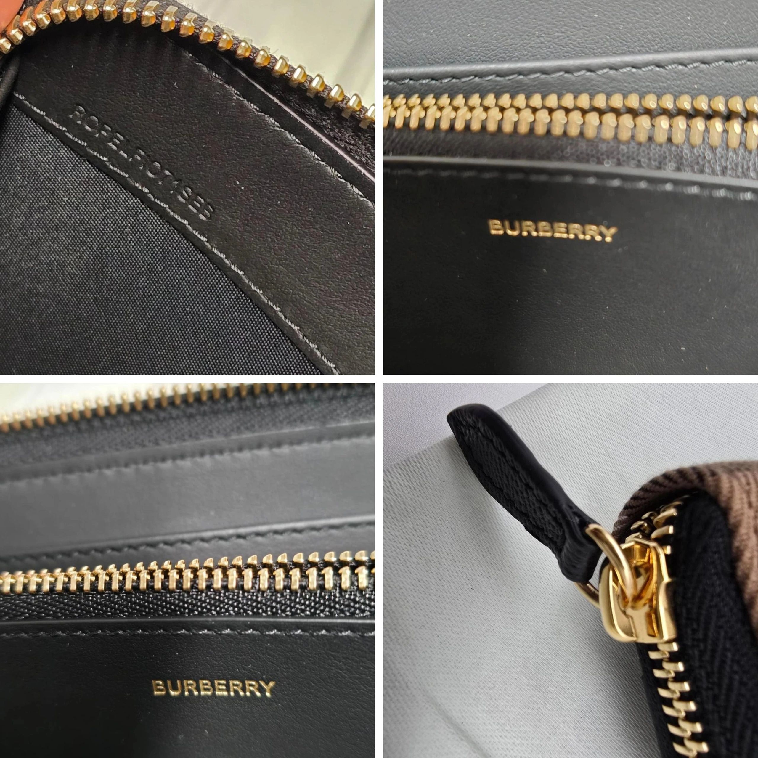 Burberry Black House Check Zip Wallet — photo 10
