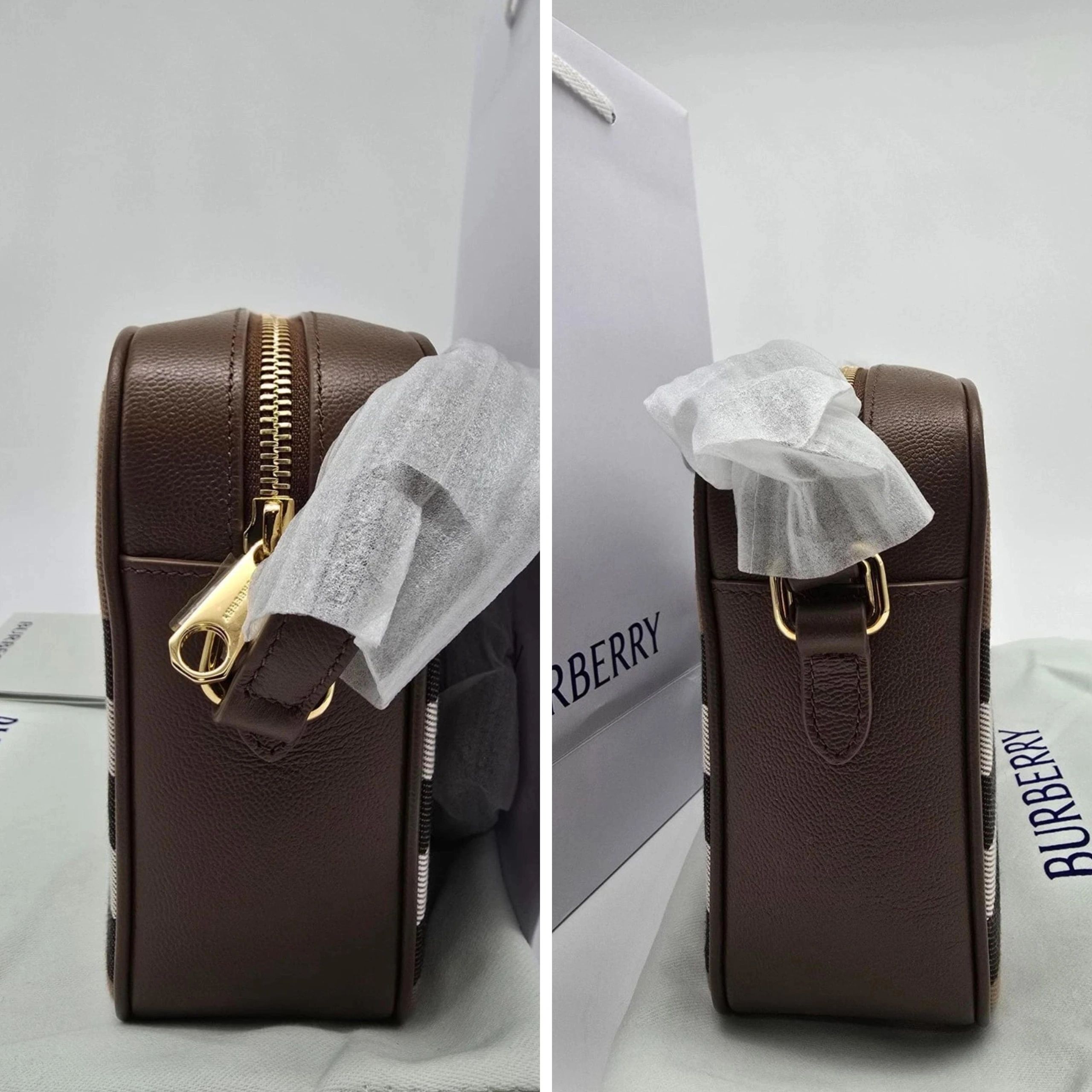 Burberry Vintage Check Camera Crossbody Bag — photo 7