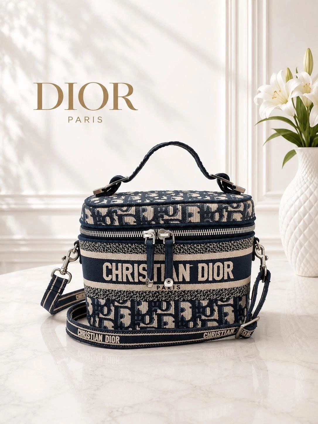 Dior Oblique Vanity Case Bag