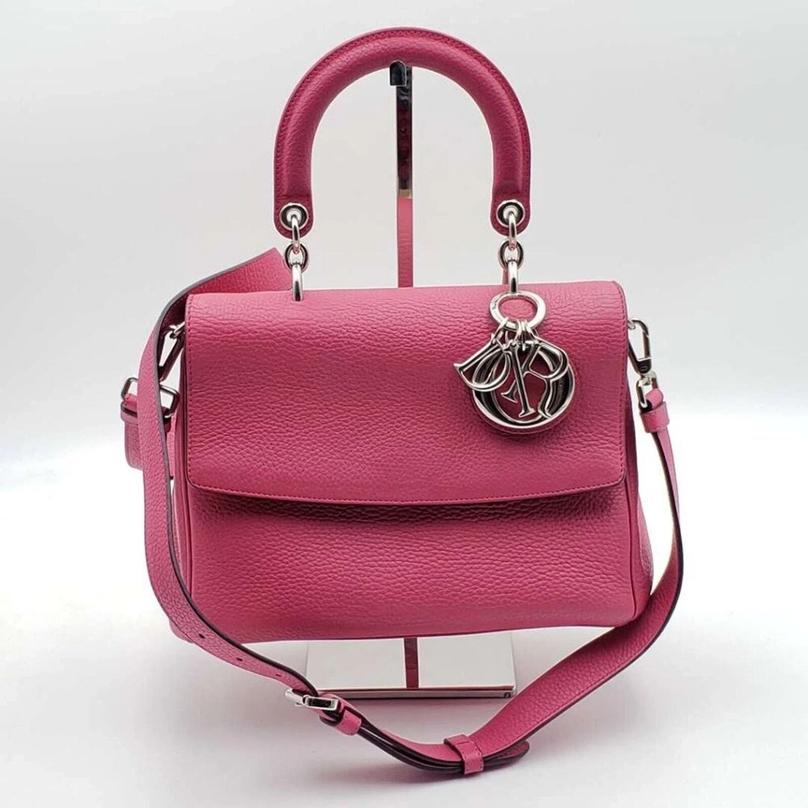 Christian Dior Be Dior Medium Pink Leather Shoulder Bag — photo 2