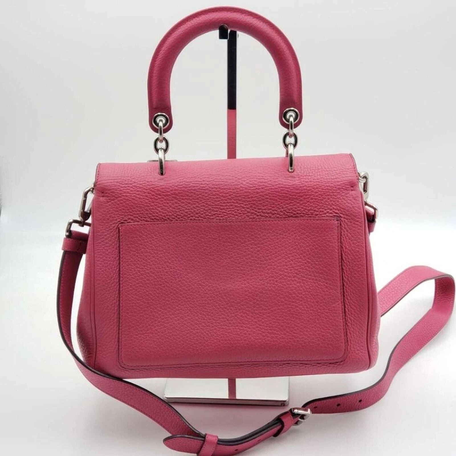 Christian Dior Be Dior Medium Pink Leather Shoulder Bag — photo 3