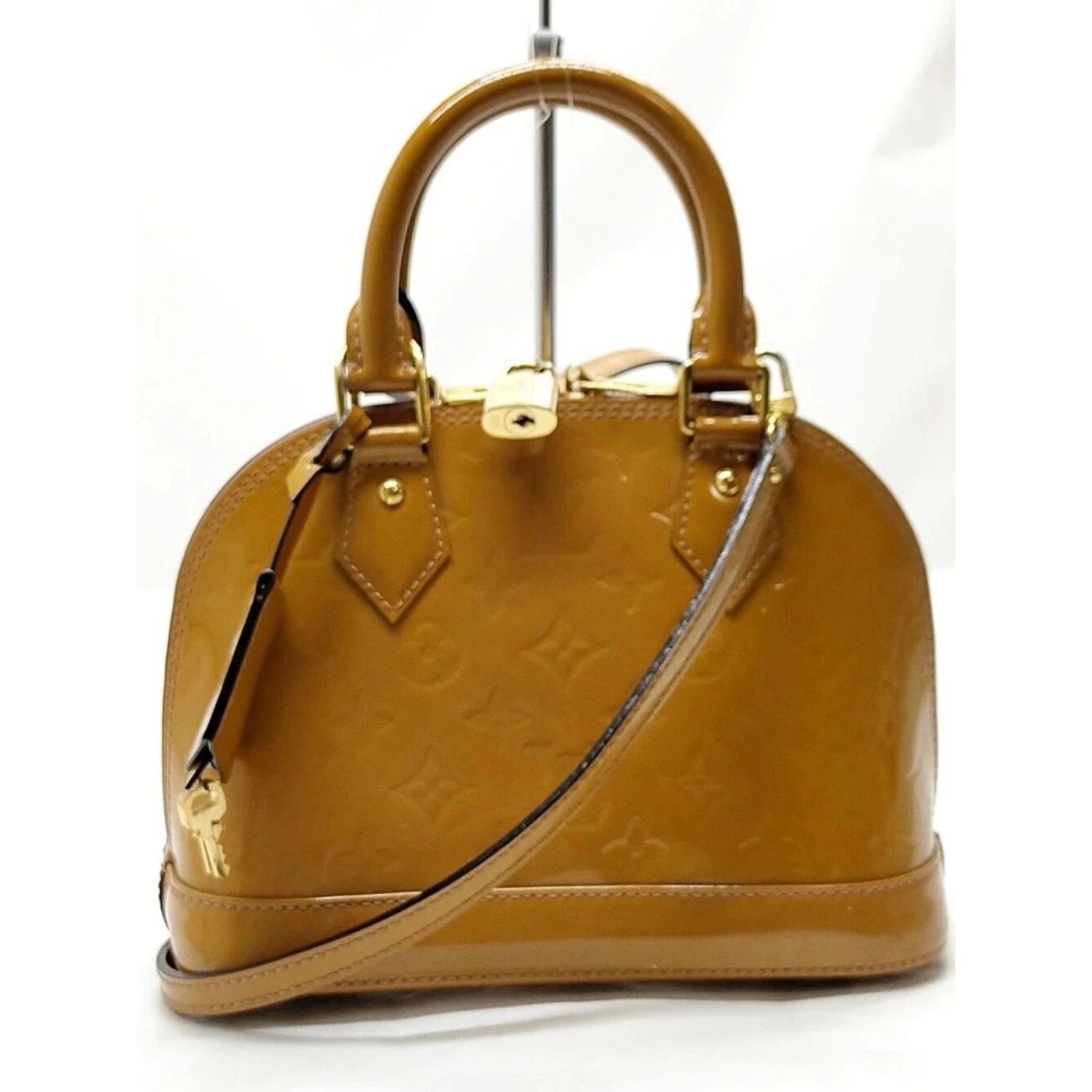 Louis Vuitton Alma BB Vernis Leather LV Crossbody Satchel — photo 2