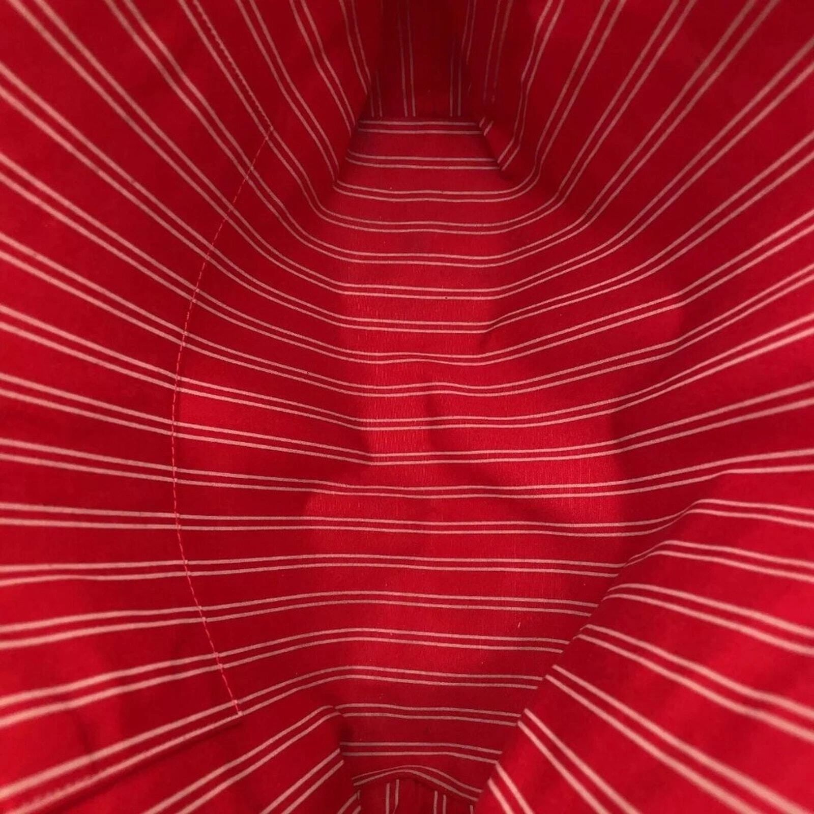 Louis Vuitton Antigua Cabas MM Red Canvas Tote Bag — photo 9