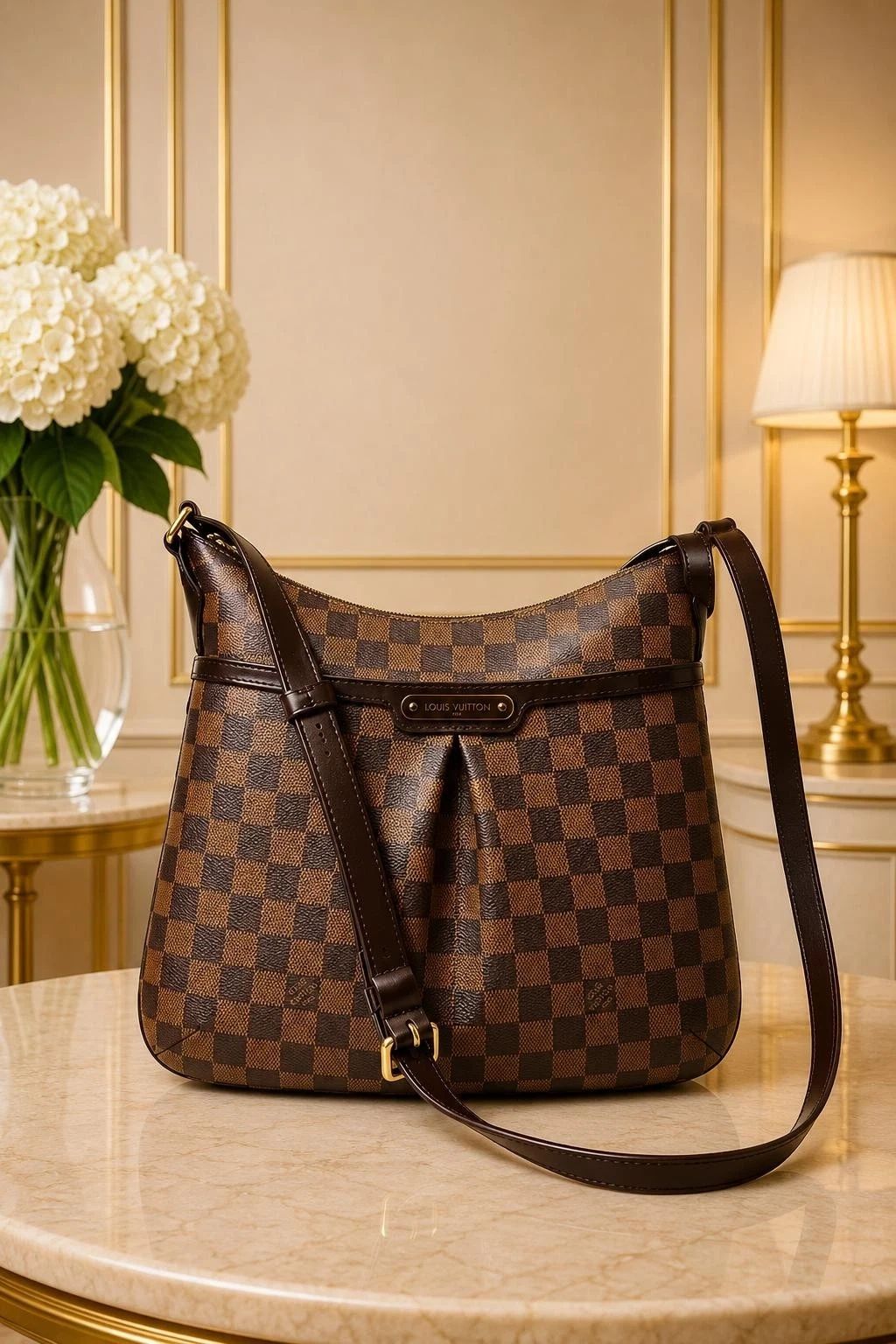 Louis Vuitton Bloomsbury PM Damier Ebene Crossbody Bag