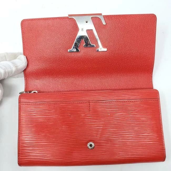 Louis Vuitton Epi Leather Sarah Wallet Red LV Long Wallet — photo 8