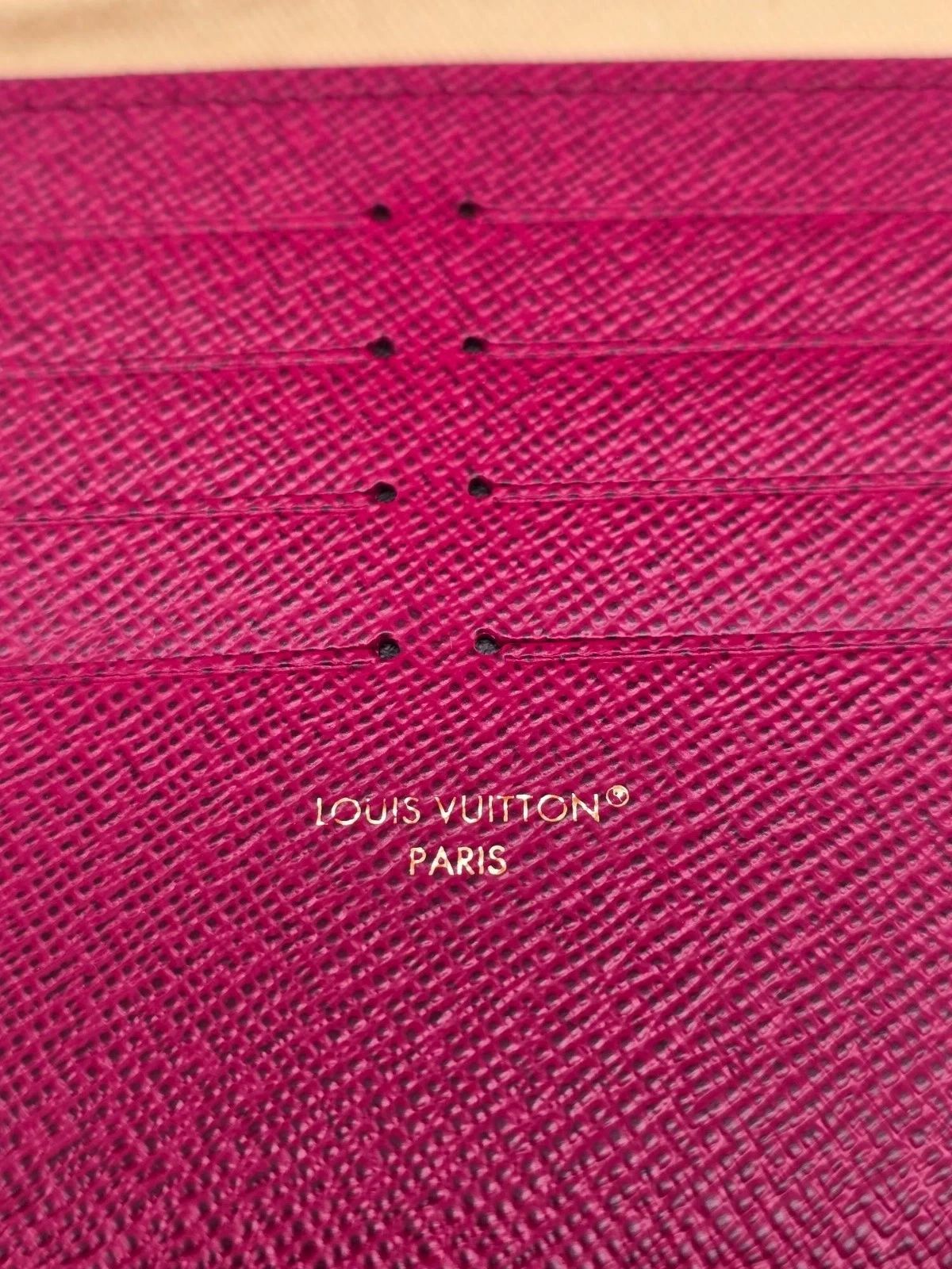 Louis Vuitton Fuchsia Leather Card Holder Insert Organizer New W/Box — photo 10