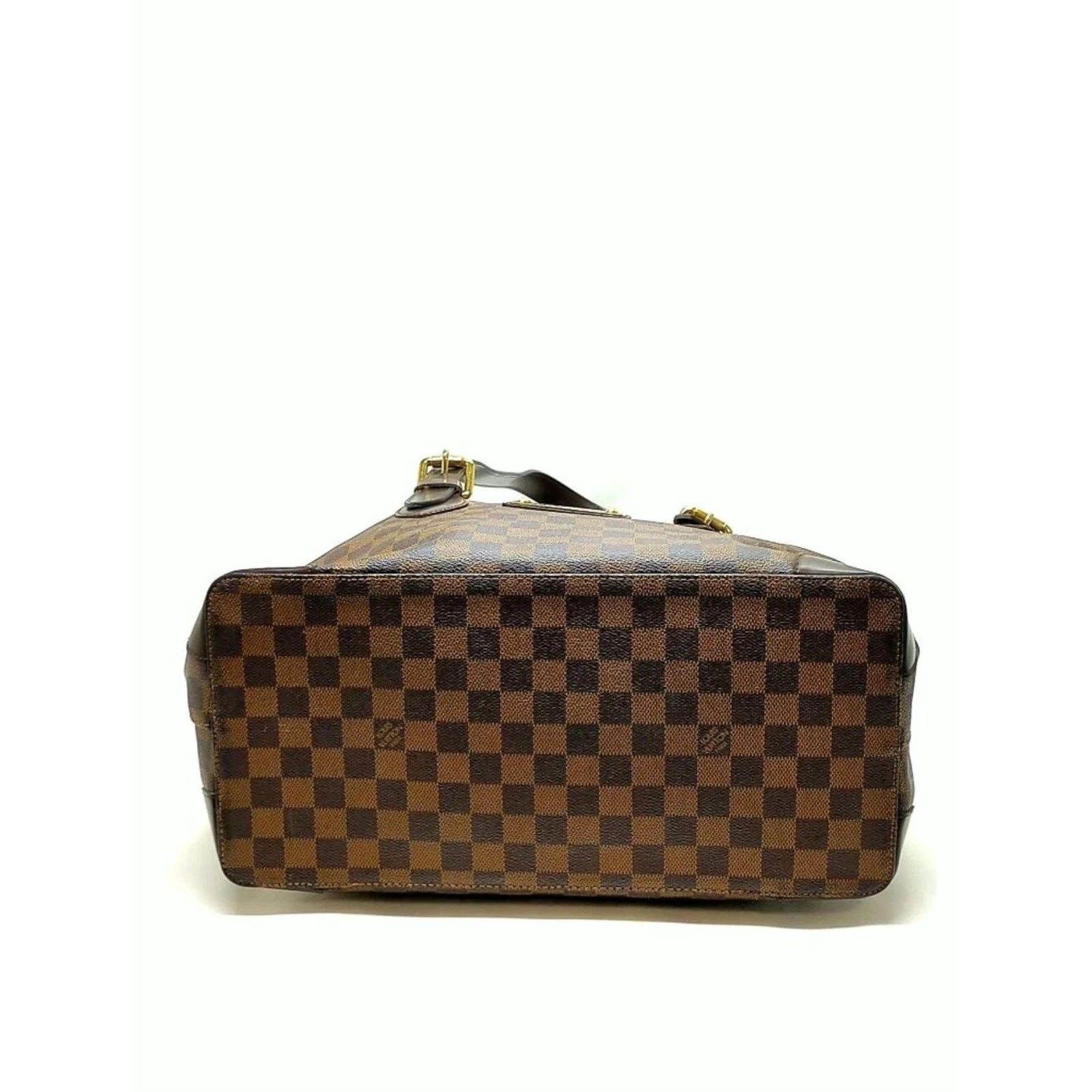 Louis Vuitton Hampstead MM Damier Ebene Tote Brown LV Shoulder Bag — photo 6