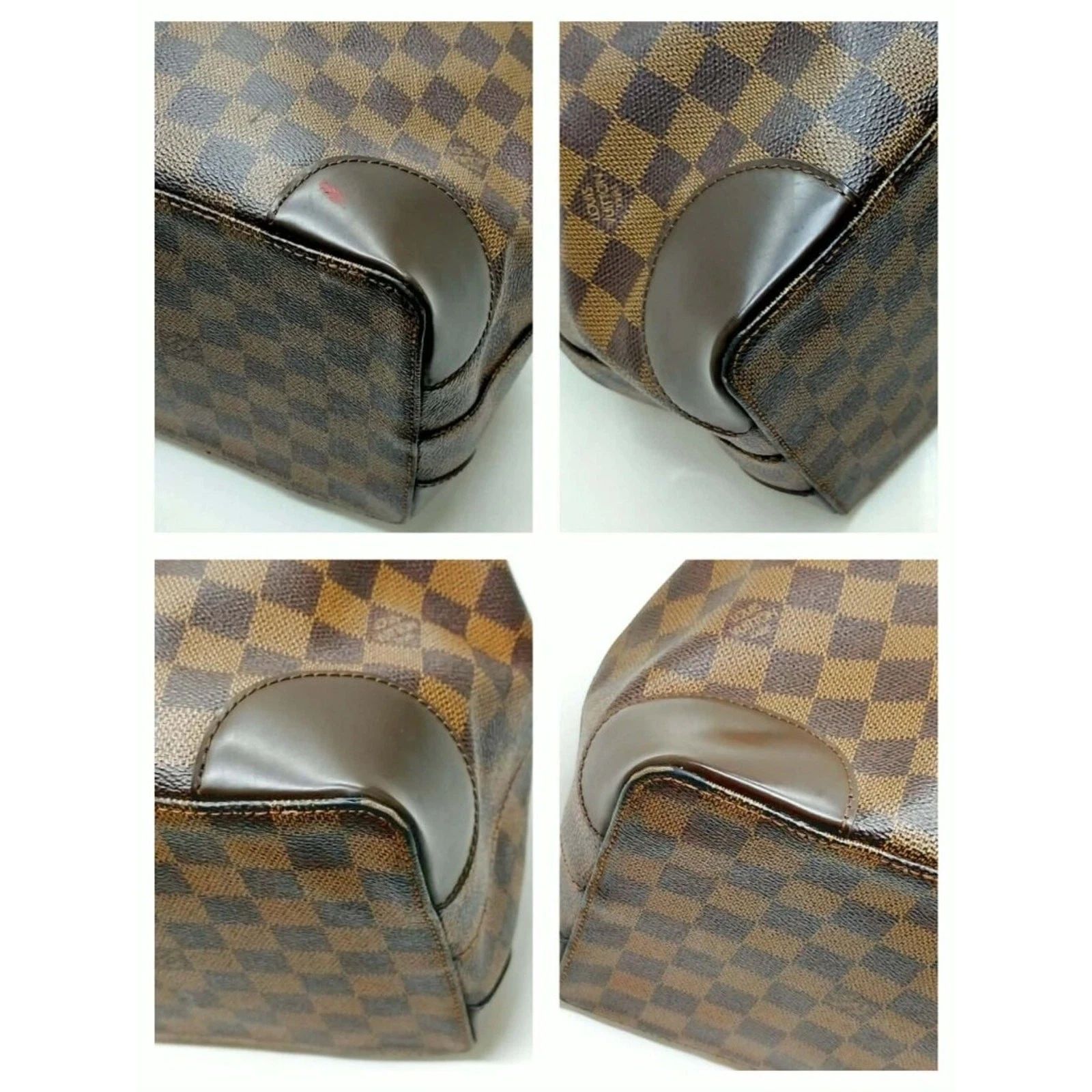 Louis Vuitton Hampstead MM Damier Ebene Tote Brown LV Shoulder Bag — photo 7