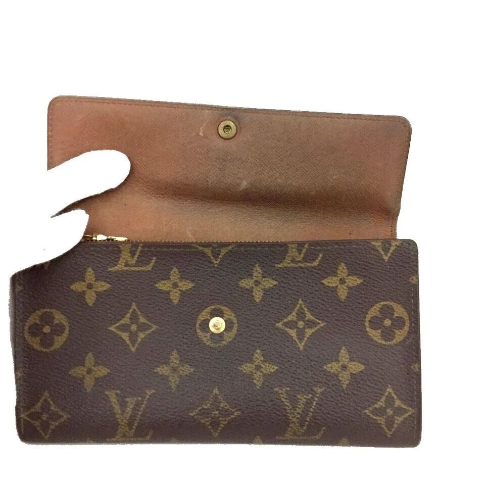 Louis Vuitton Monogram Long Wallet Snap Flap — photo 6
