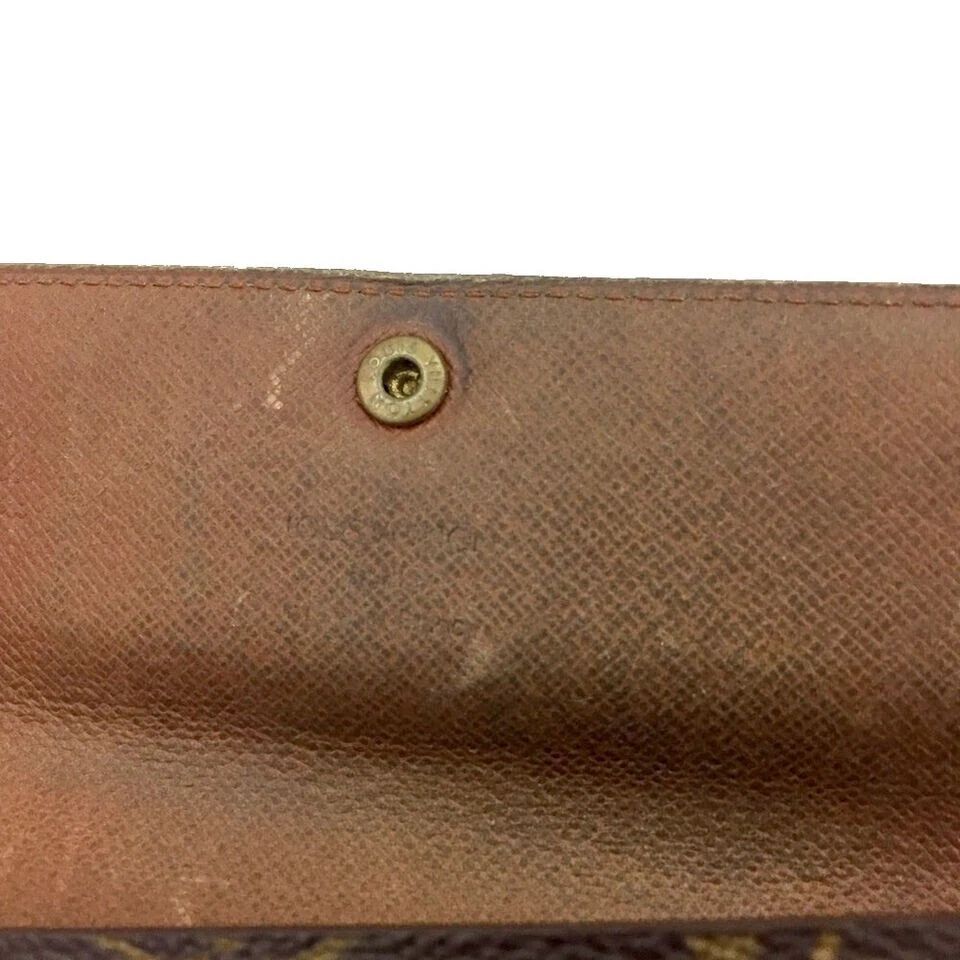 Louis Vuitton Monogram Long Wallet Snap Flap — photo 8