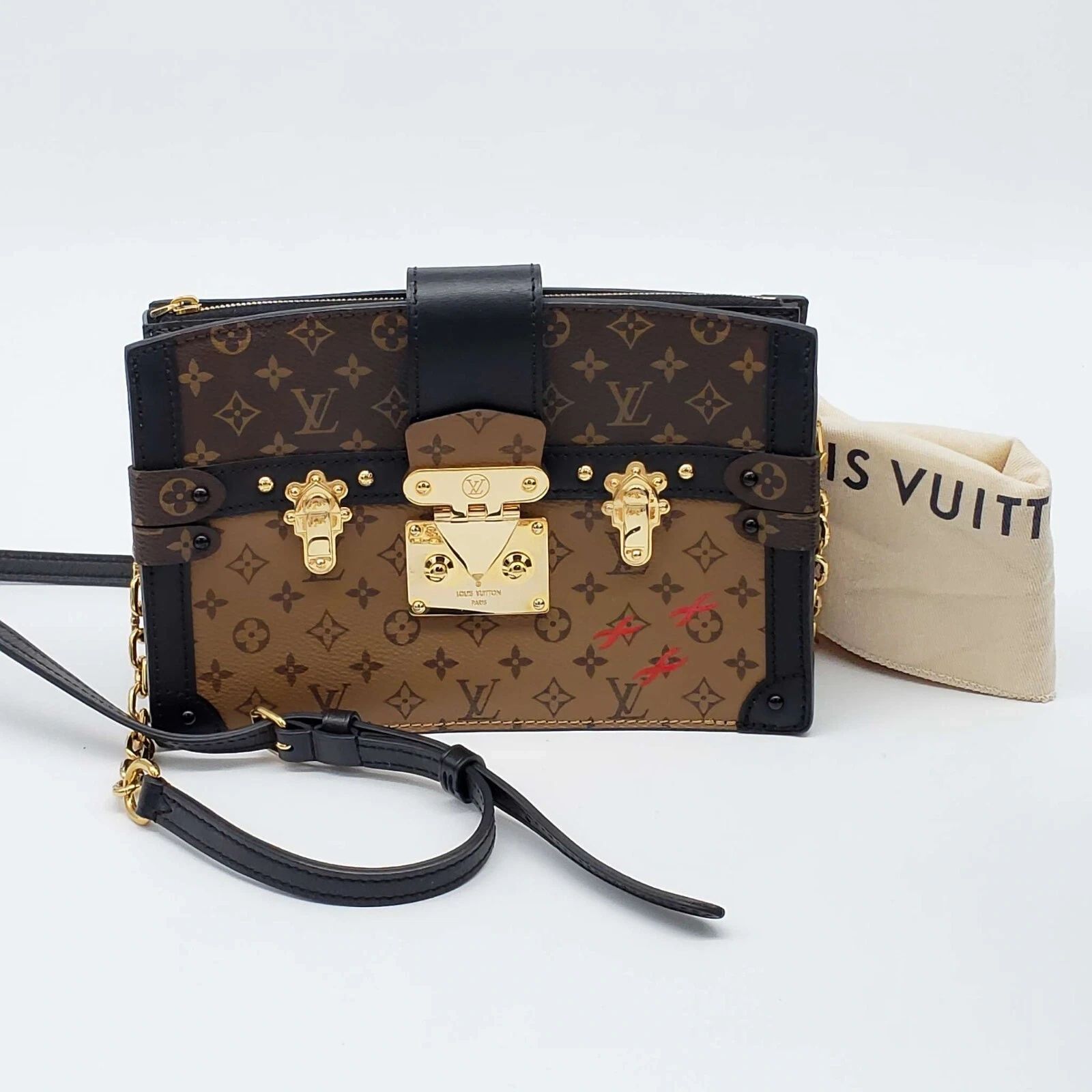 Louis Vuitton Petite Malle Trunk Monogram Crossbody Bag — photo 2
