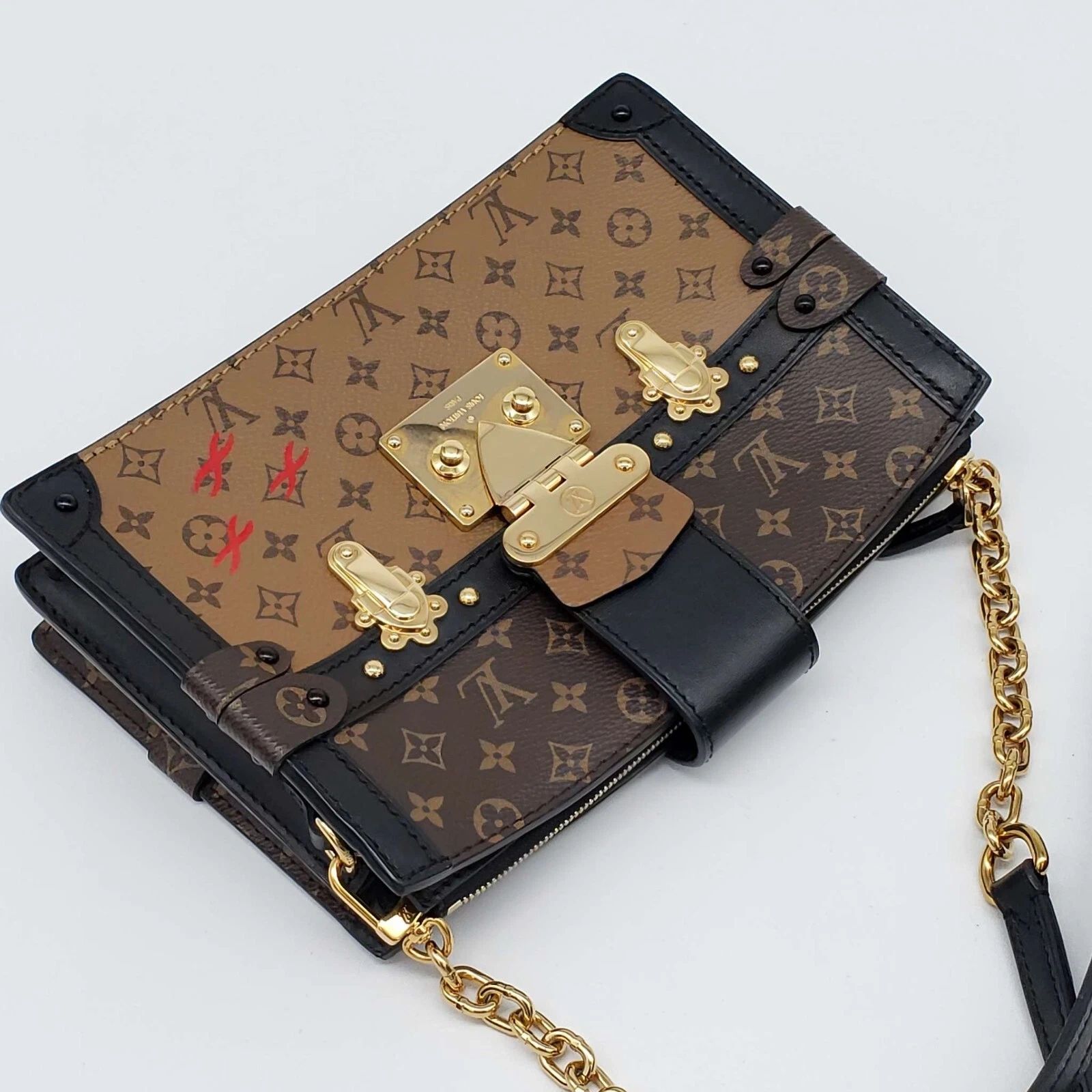 Louis Vuitton Petite Malle Trunk Monogram Crossbody Bag — photo 5