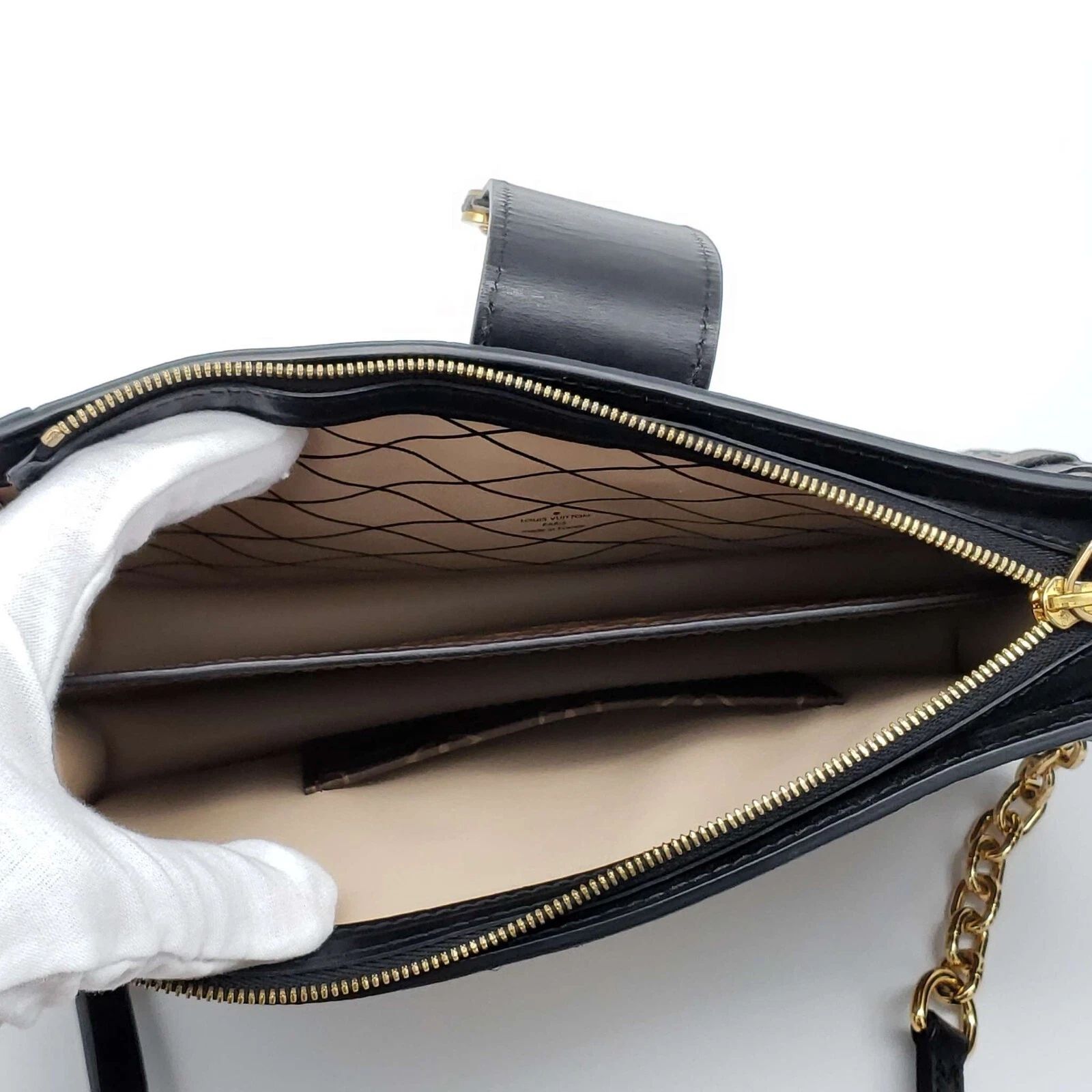 Louis Vuitton Petite Malle Trunk Monogram Crossbody Bag — photo 8
