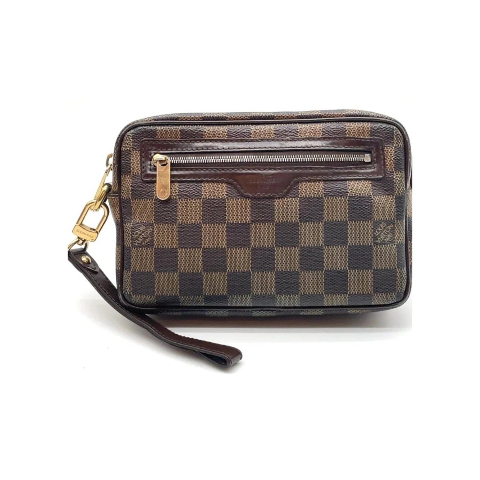 Louis Vuitton Pochette Billet Macao Damier Ebene Clutch Wristlet — photo 2