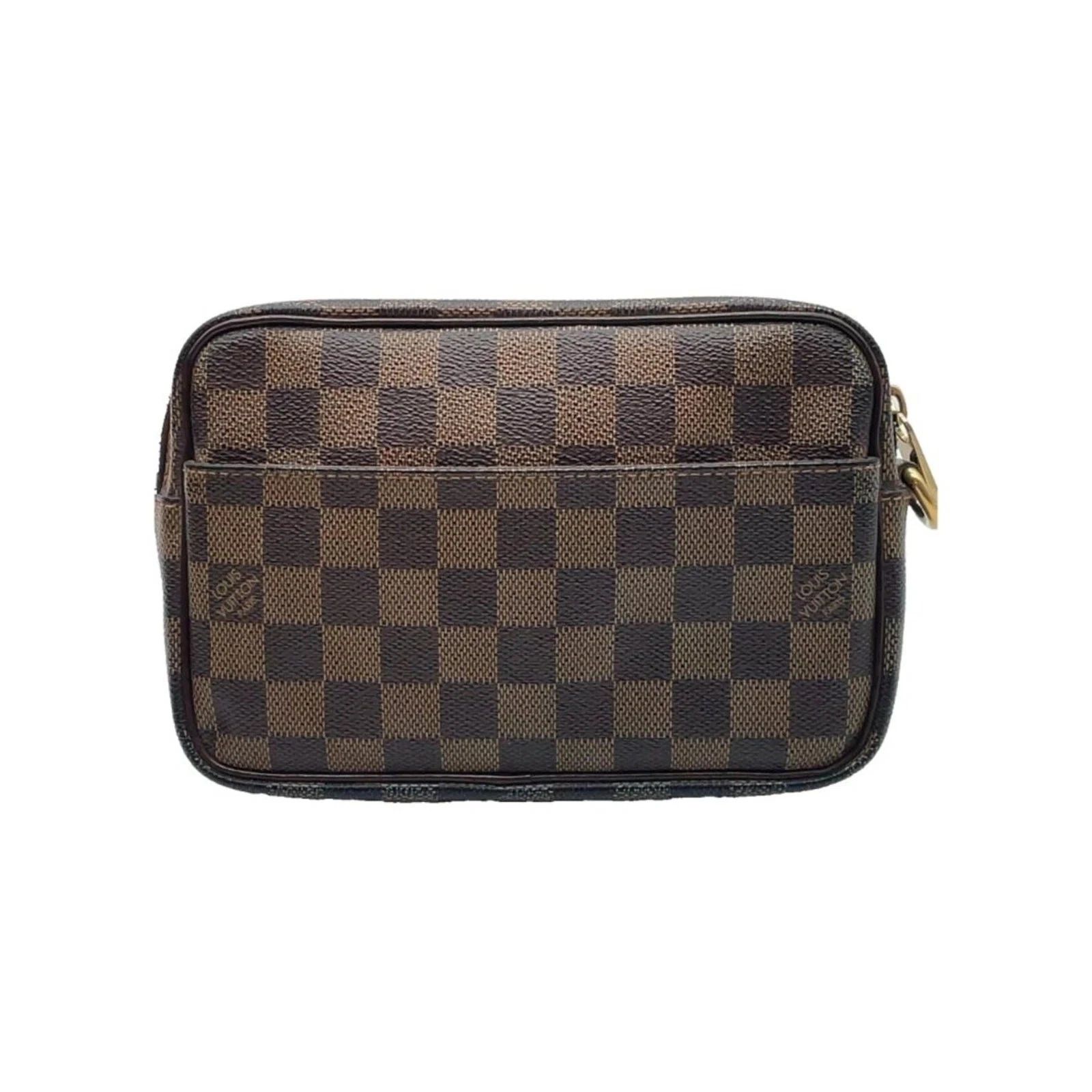 Louis Vuitton Pochette Billet Macao Damier Ebene Clutch Wristlet — photo 3