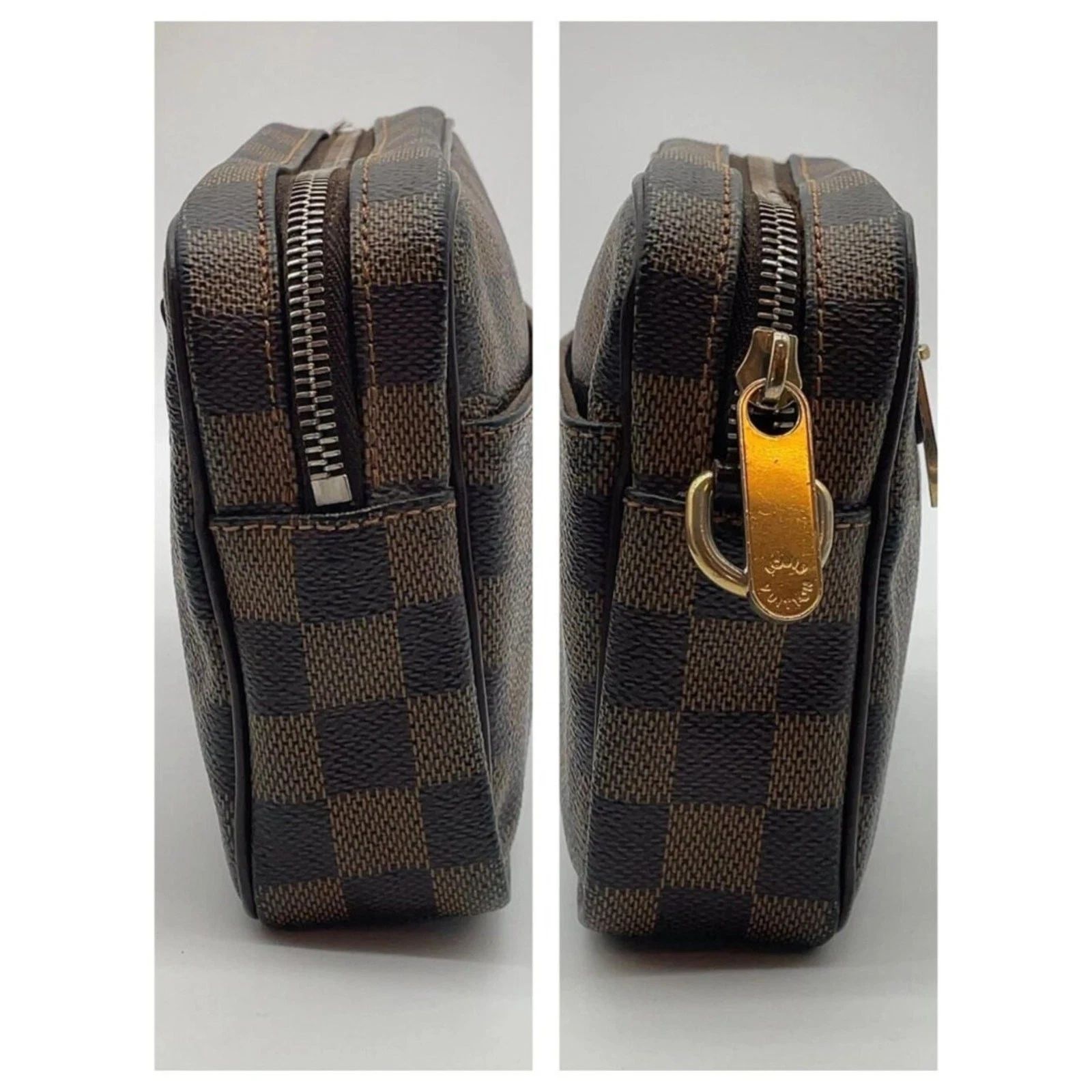 Louis Vuitton Pochette Billet Macao Damier Ebene Clutch Wristlet — photo 4