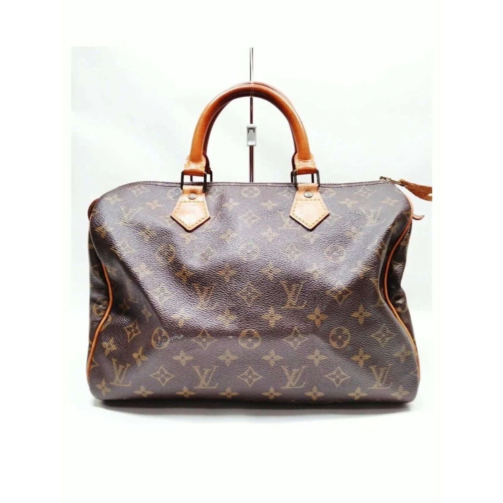 Louis Vuitton Speedy 30 Monogram Canvas Brown LV Handbag — photo 2