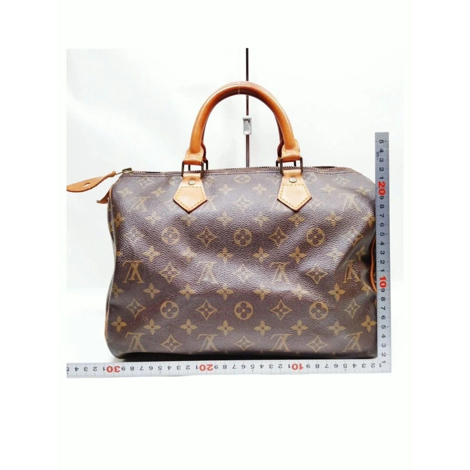 Louis Vuitton Speedy 30 Monogram Canvas Brown LV Handbag — photo 3