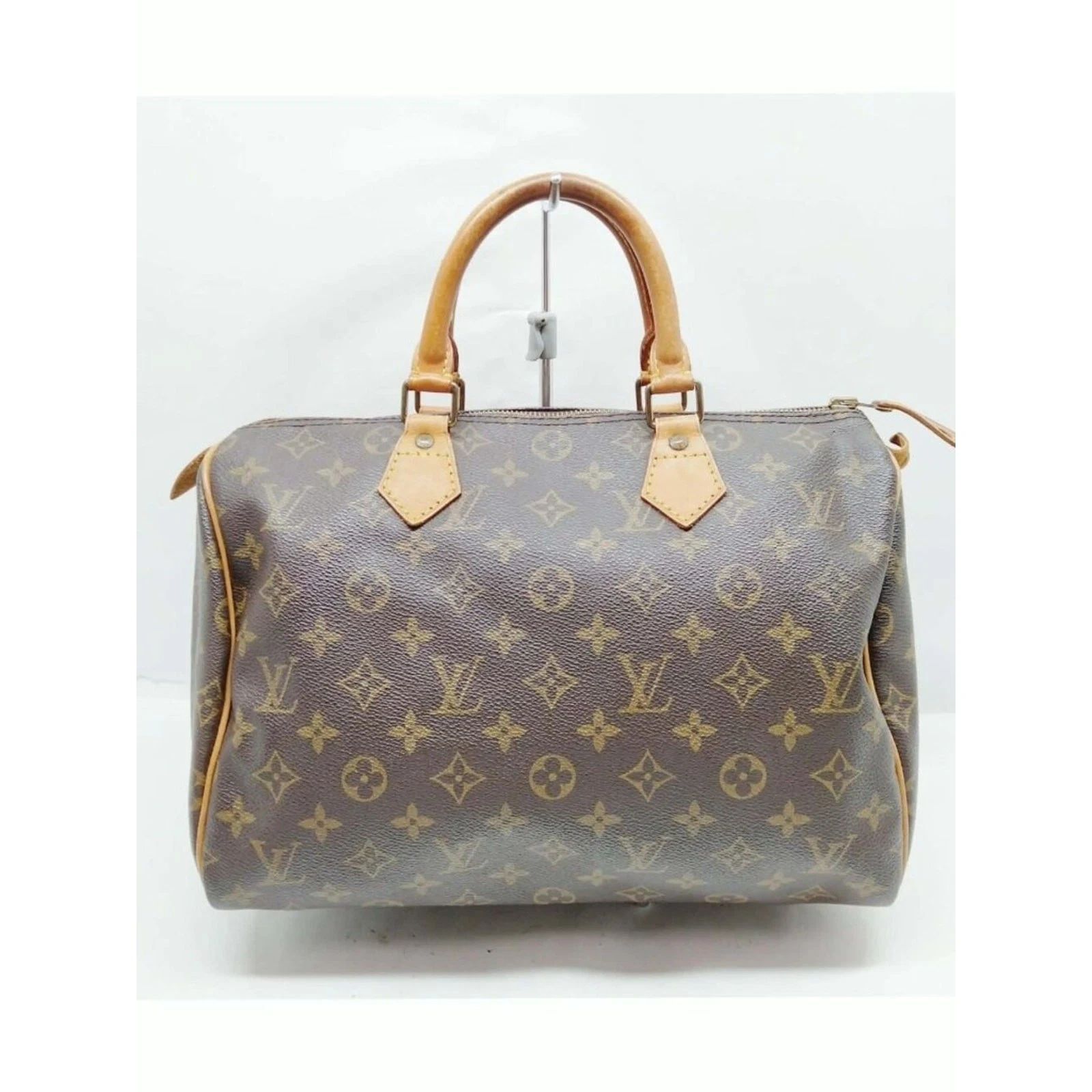 Louis Vuitton Speedy 30 Monogram Canvas Brown Handbag — photo 2