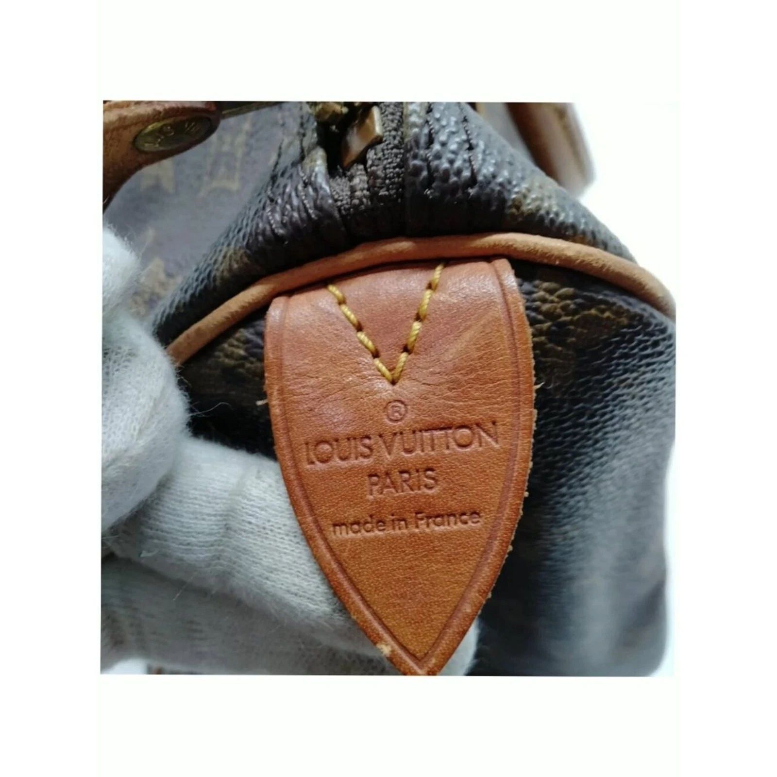 Louis Vuitton Speedy 30 Monogram Canvas Brown Handbag — photo 5