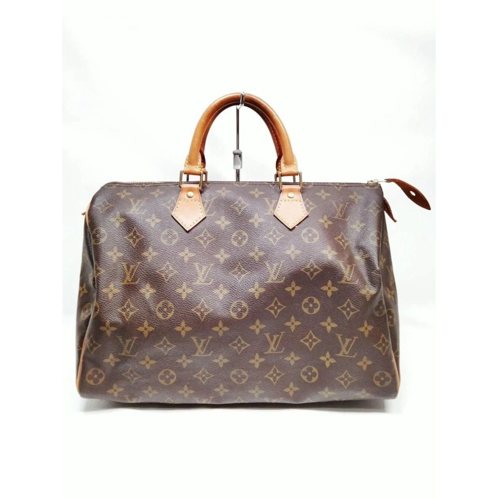 Louis Vuitton Speedy 35 Monogram Brown Canvas LV Handbag — photo 2