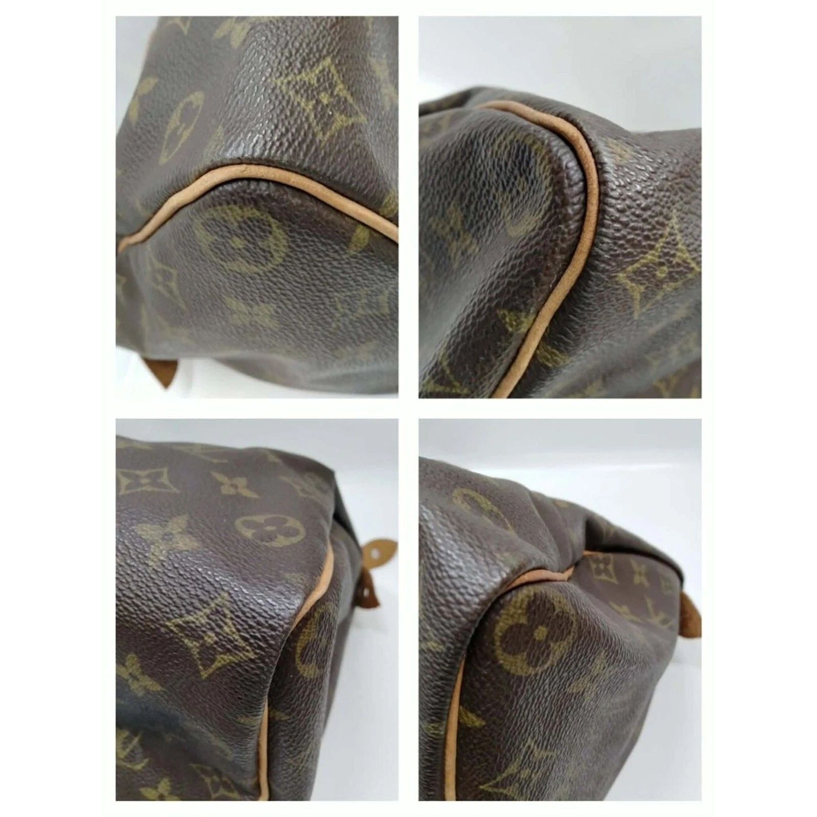 Louis Vuitton Speedy 35 Monogram Brown Canvas LV Handbag — photo 7