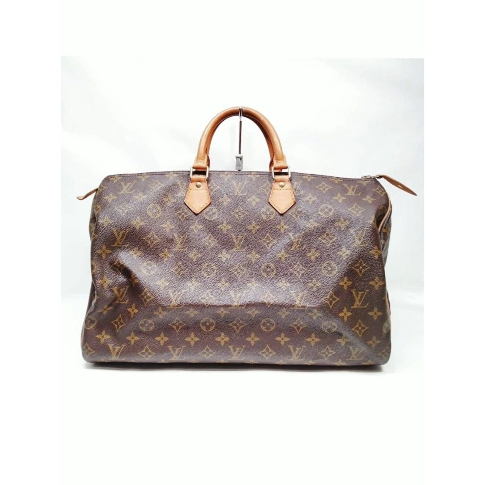 Louis Vuitton Louis Vuitton Speedy 40 Monogram Brown Canvas LV Large Travel Handbag — photo 3