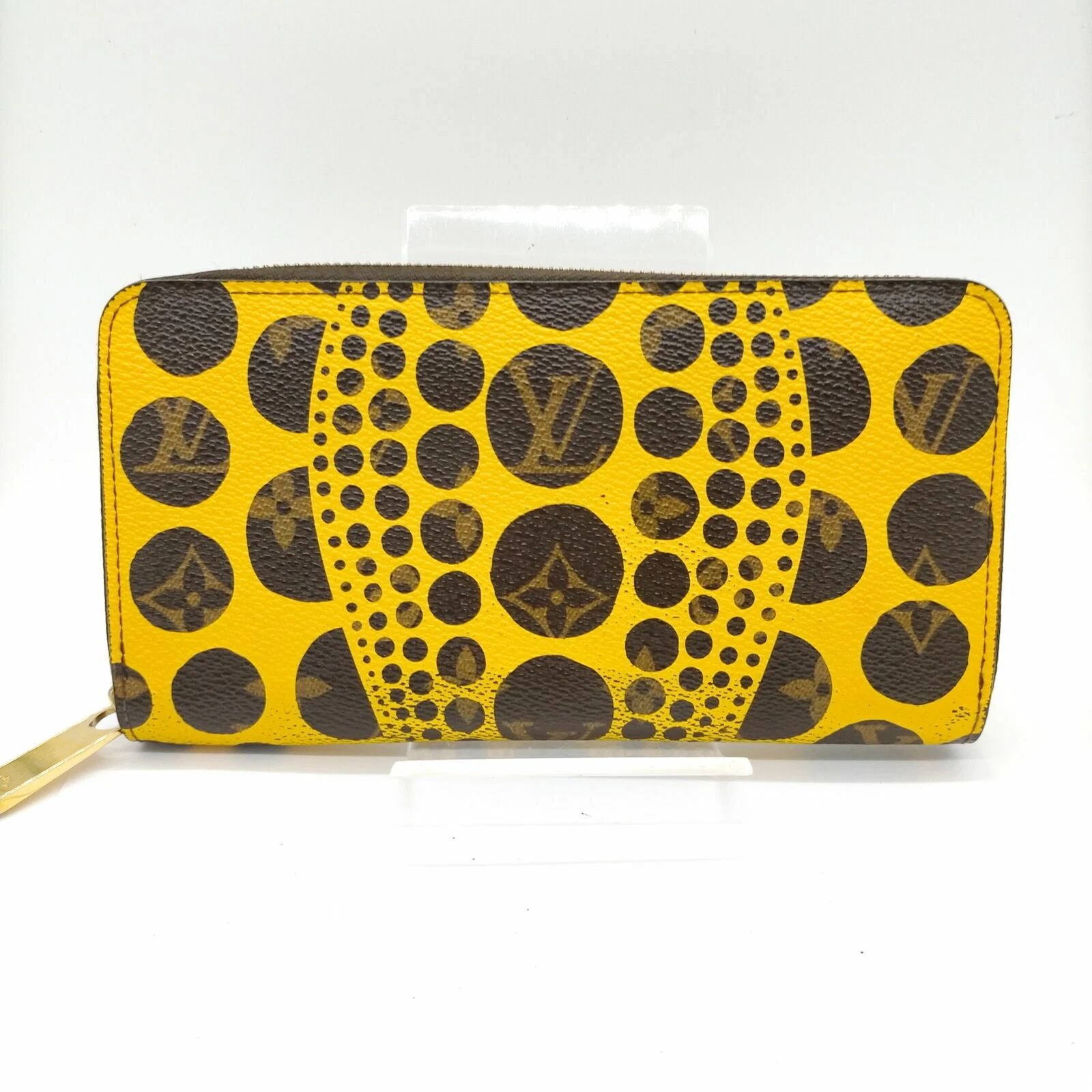 Louis Vuitton Yayoi Kusama Zippy Wallet Yellow Monogram Dots — photo 2