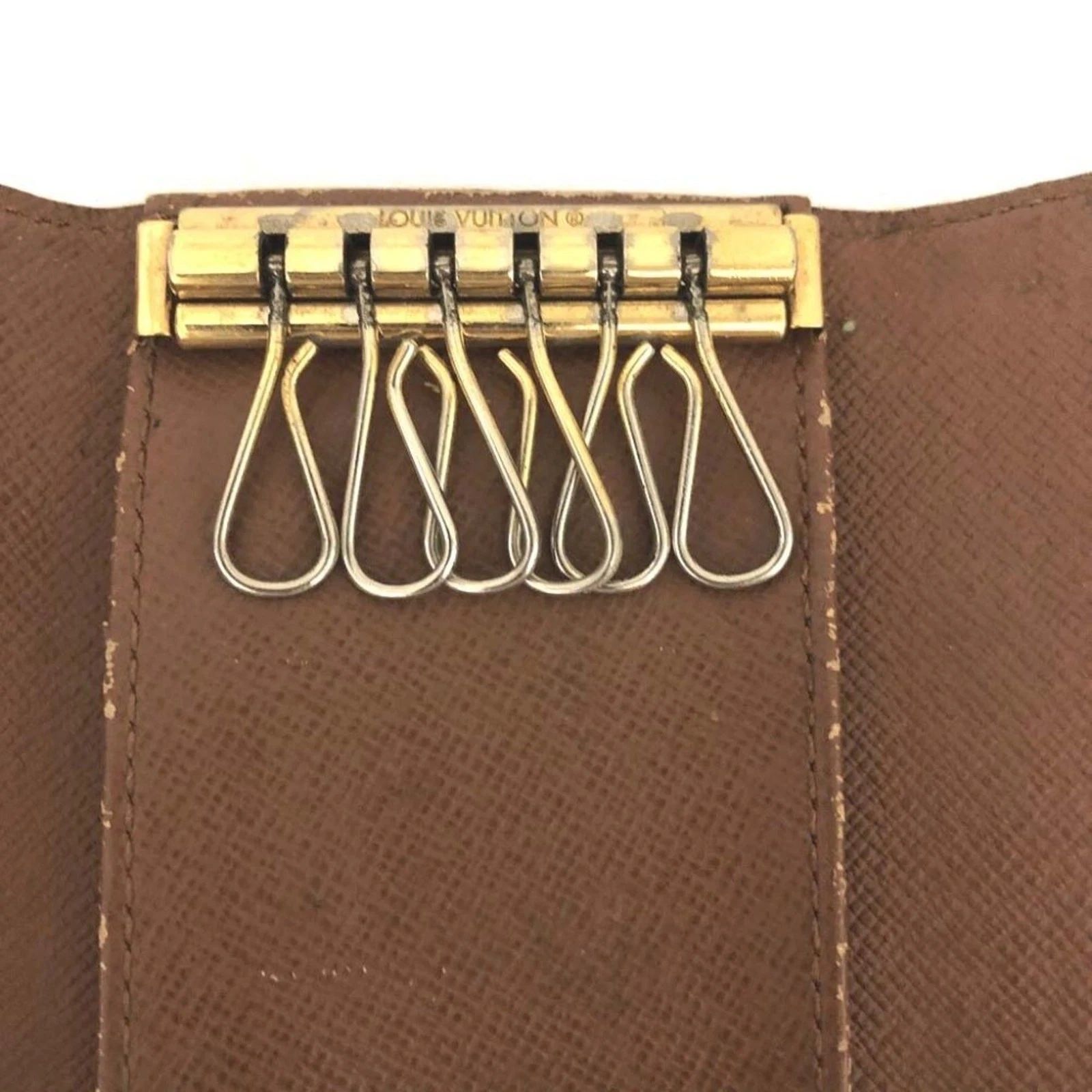 Louis Vuitton Monogram Multicles 6 Ring Key Case Brown — photo 7