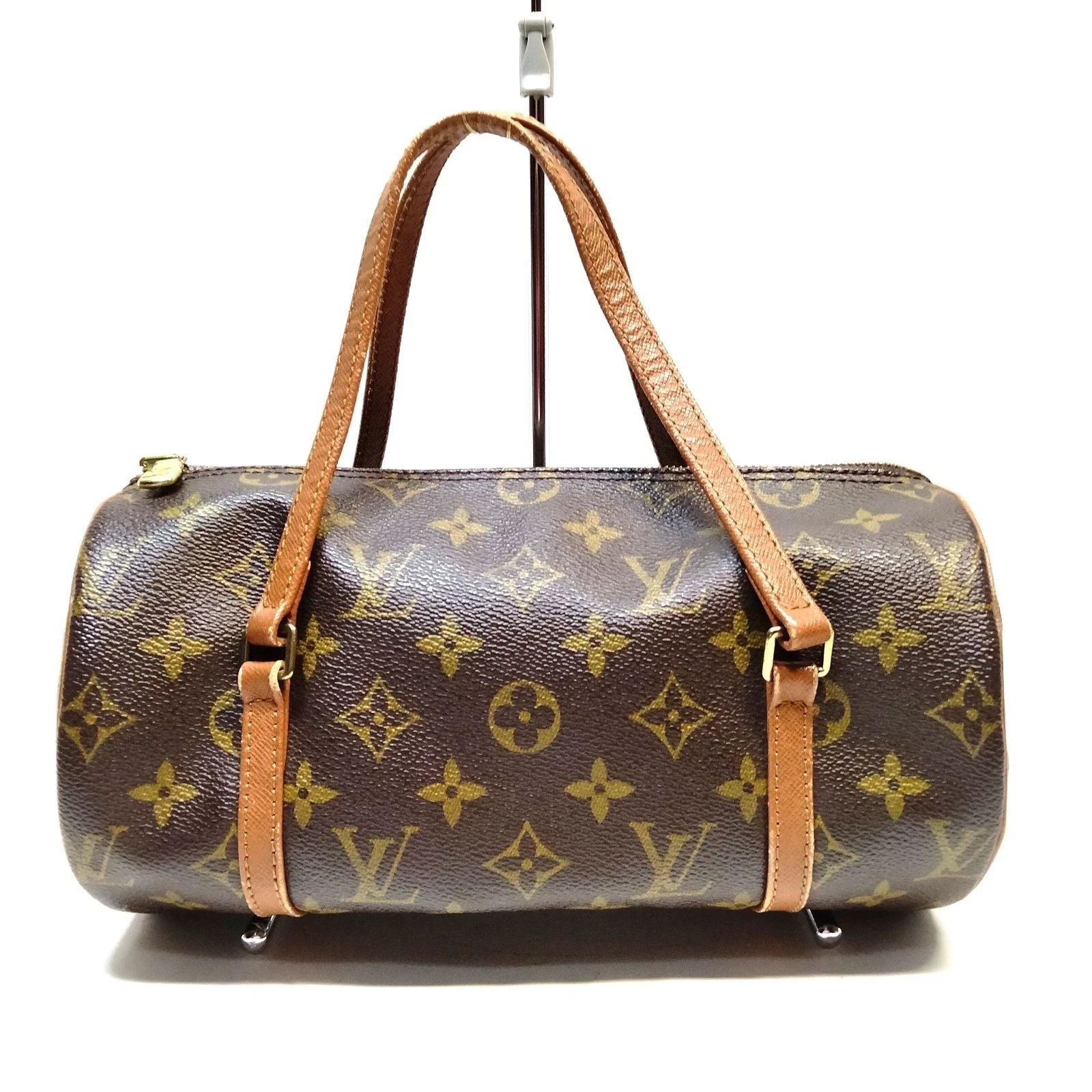 Louis Vuitton Papillon 26 Monogram Barrel Bag | Vintage LV Designer Handbag — photo 2