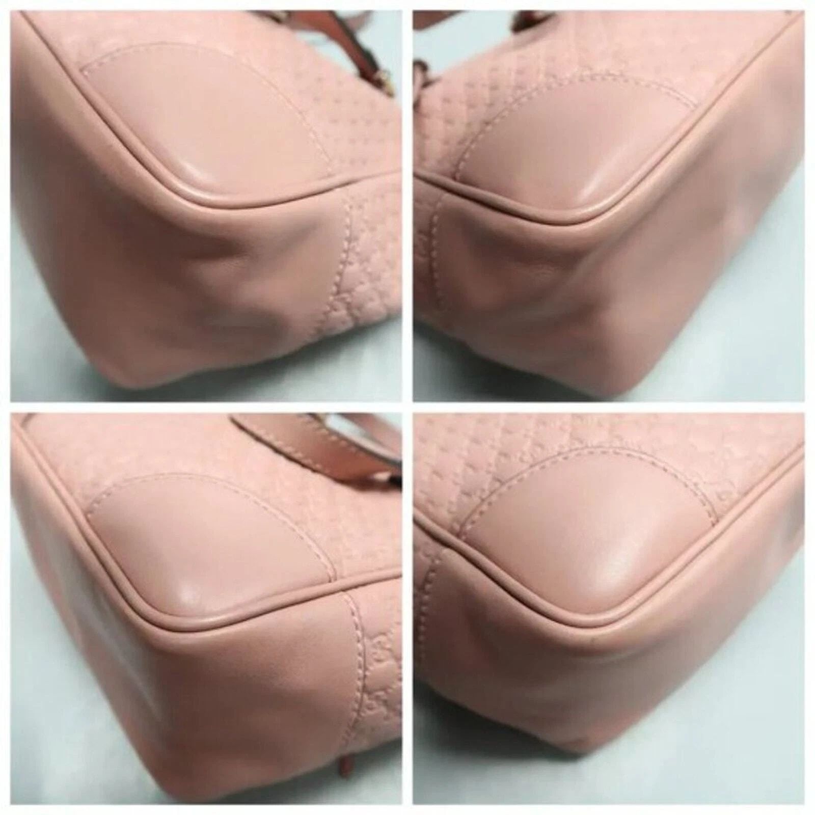 Gucci Bree Guccissima Leather Tote Bag Pink Crossbody Luxury Handbag — photo 6