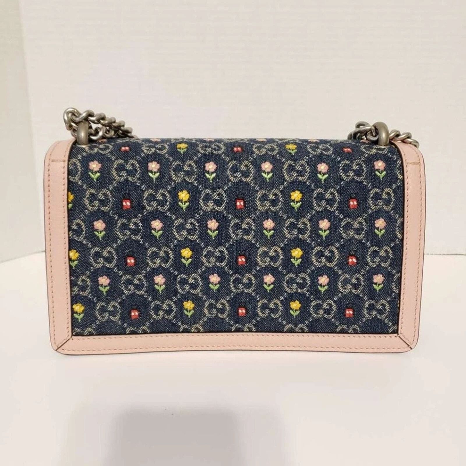 Gucci Dionysus Blooms GG Supreme Leather Shoulder Bag — photo 3