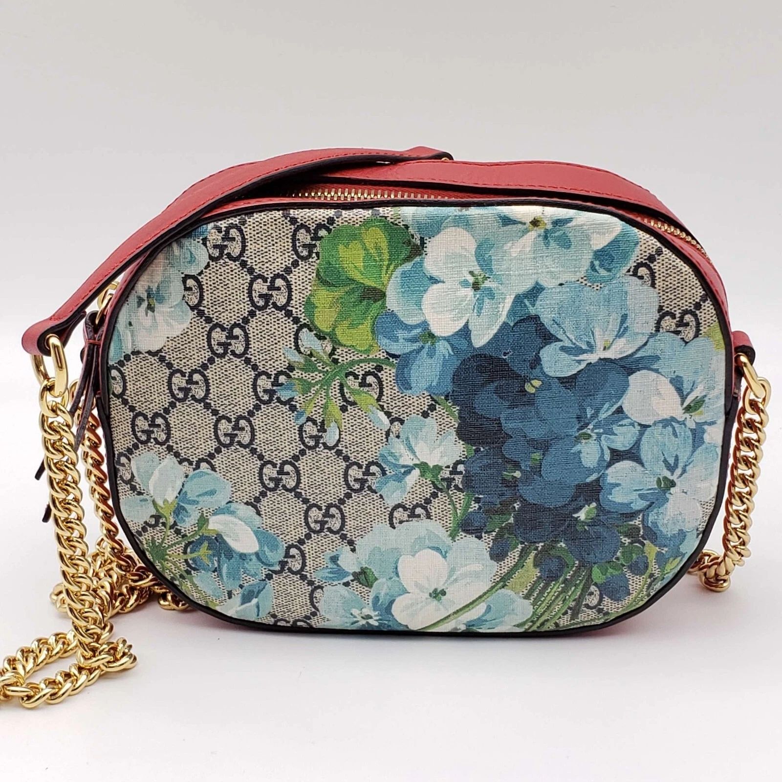 Gucci GG Supreme Blooms Small Crossbody Bag Floral Canvas — photo 2