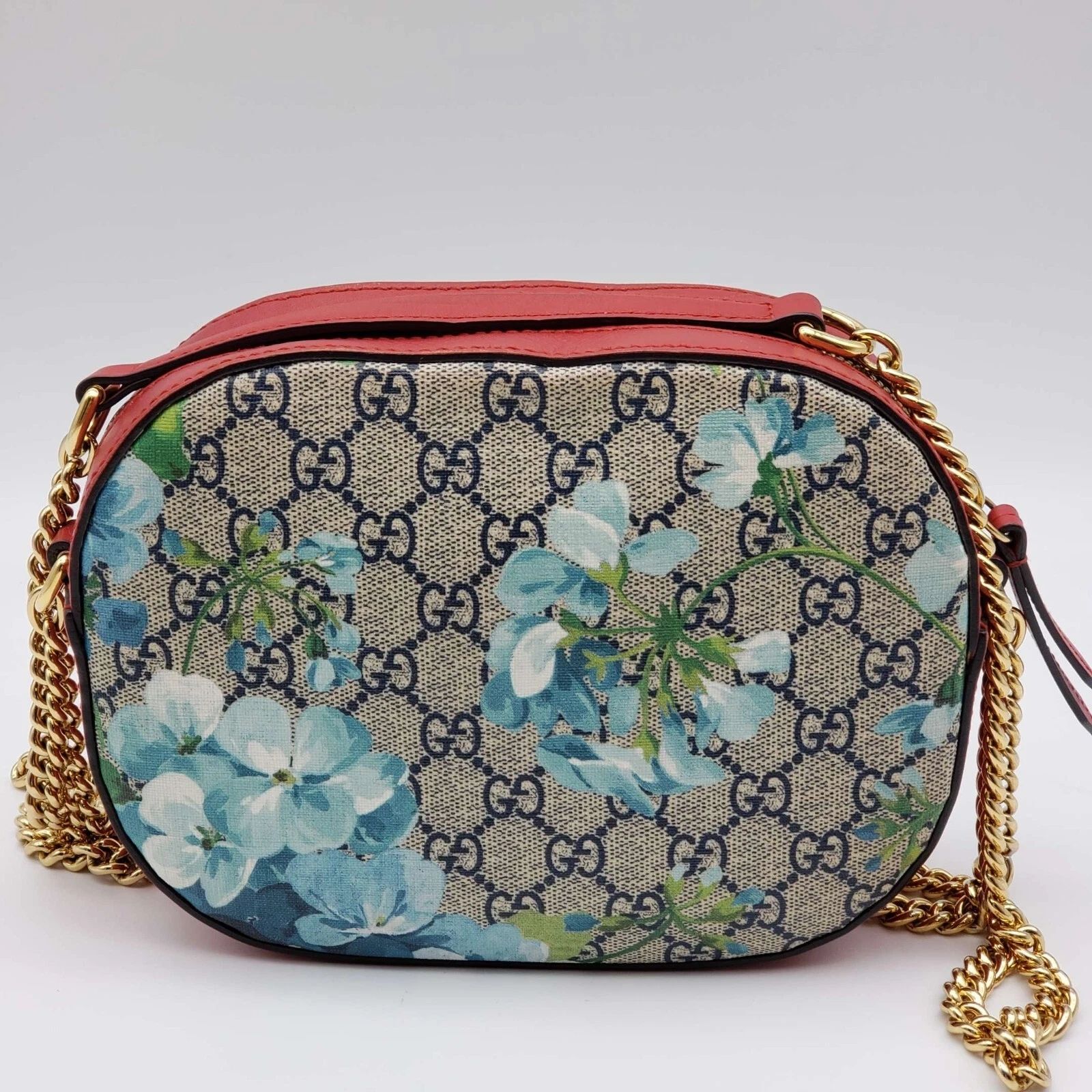 Gucci GG Supreme Blooms Small Crossbody Bag Floral Canvas — photo 3