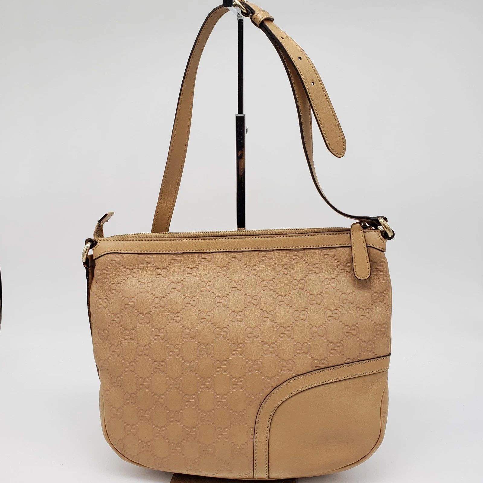 Gucci Guccissima Horsebit Shoulder Bag/Leather Crossbody — photo 3