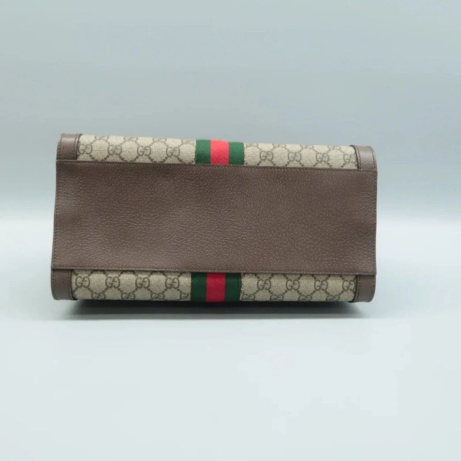 Gucci Ophidia GG Tote Bag Web Stripe Crossbody Canvas Leather — photo 6