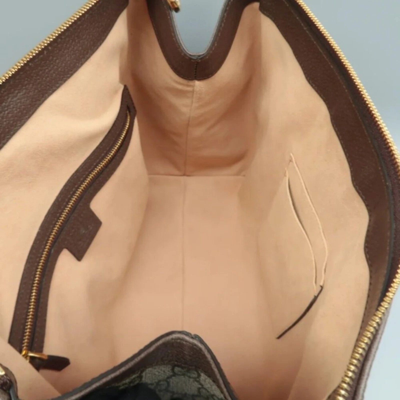 Gucci Ophidia GG Tote Bag Web Stripe Crossbody Canvas Leather — photo 8